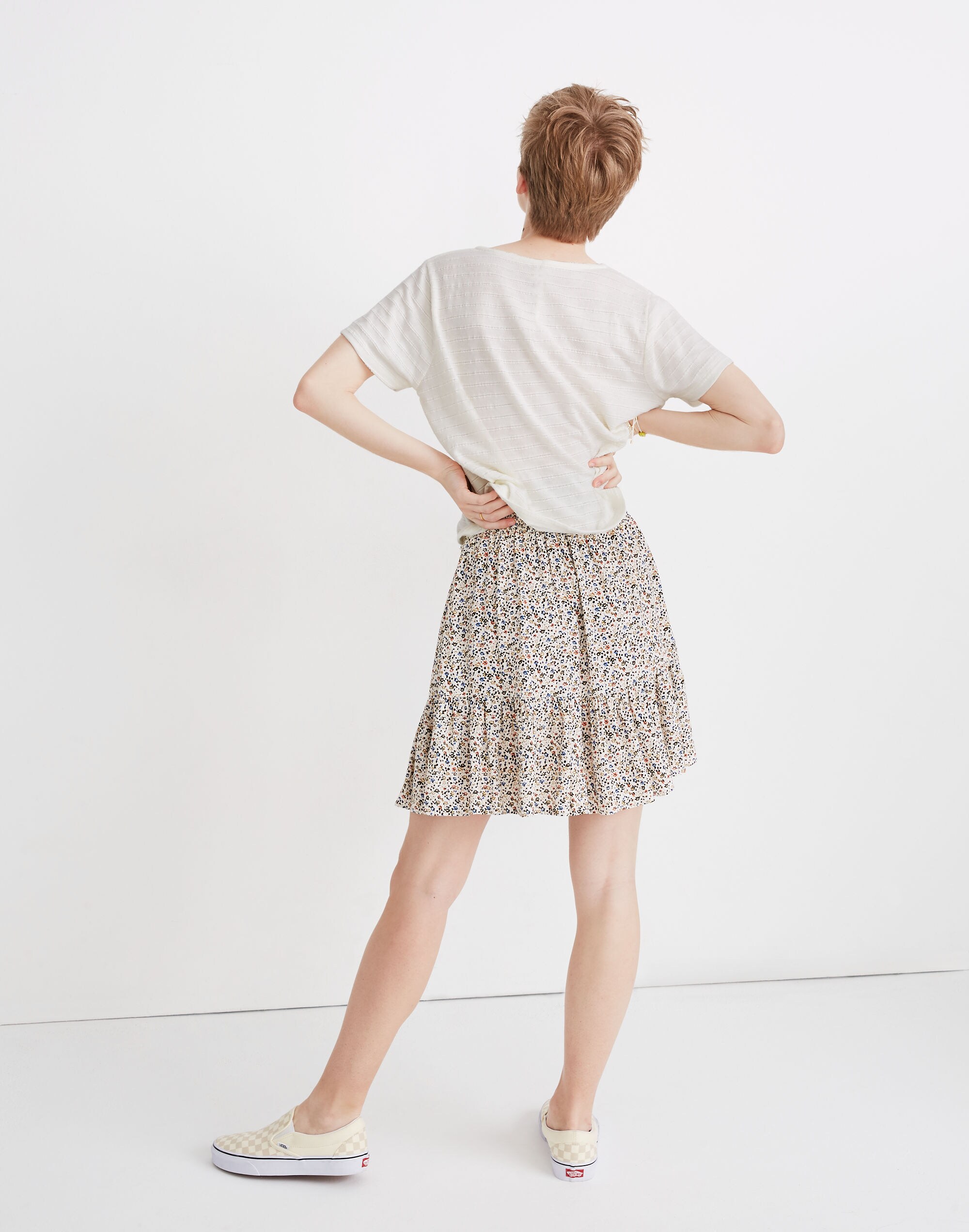 Textured V-Neck Setlist Boxy Top