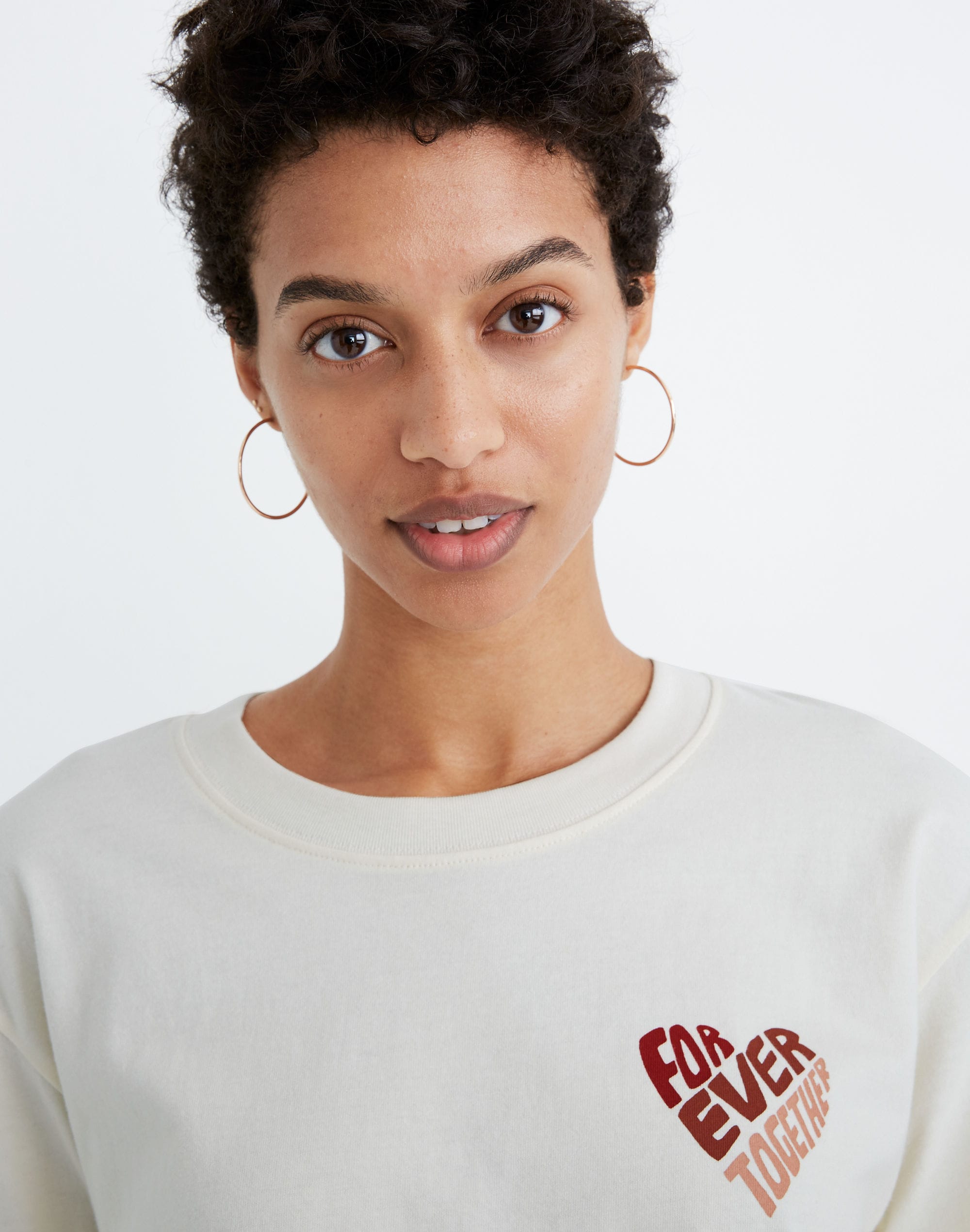 Forever Together Easy Crop Tee