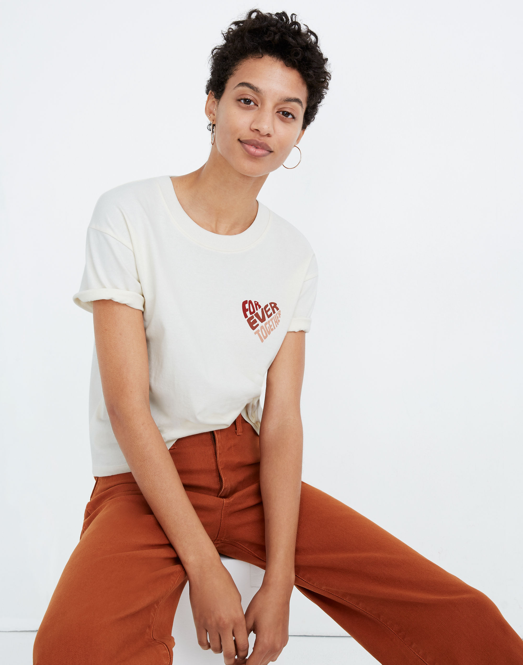 Forever Together Easy Crop Tee