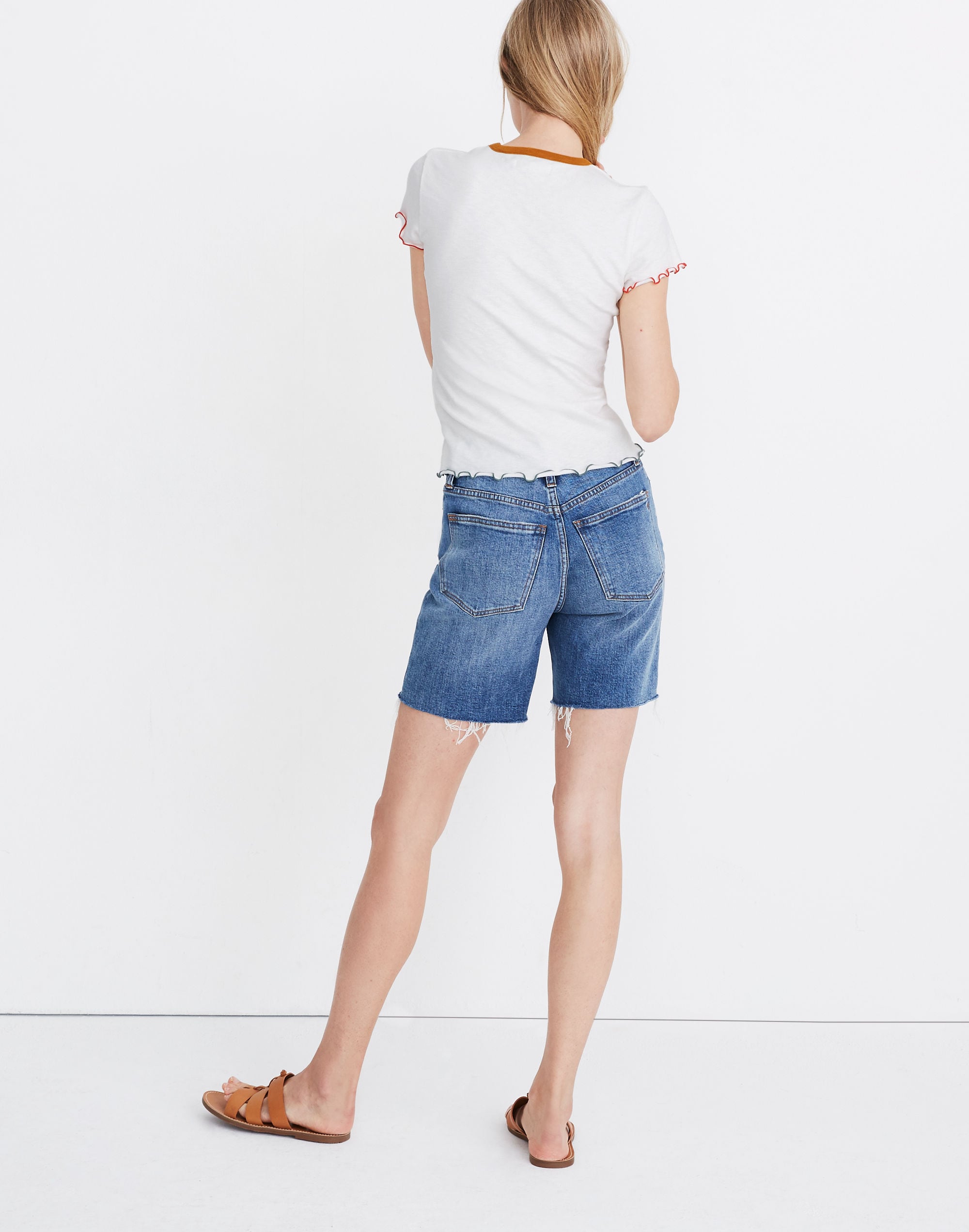 Colorblock Tipped Baby Tee