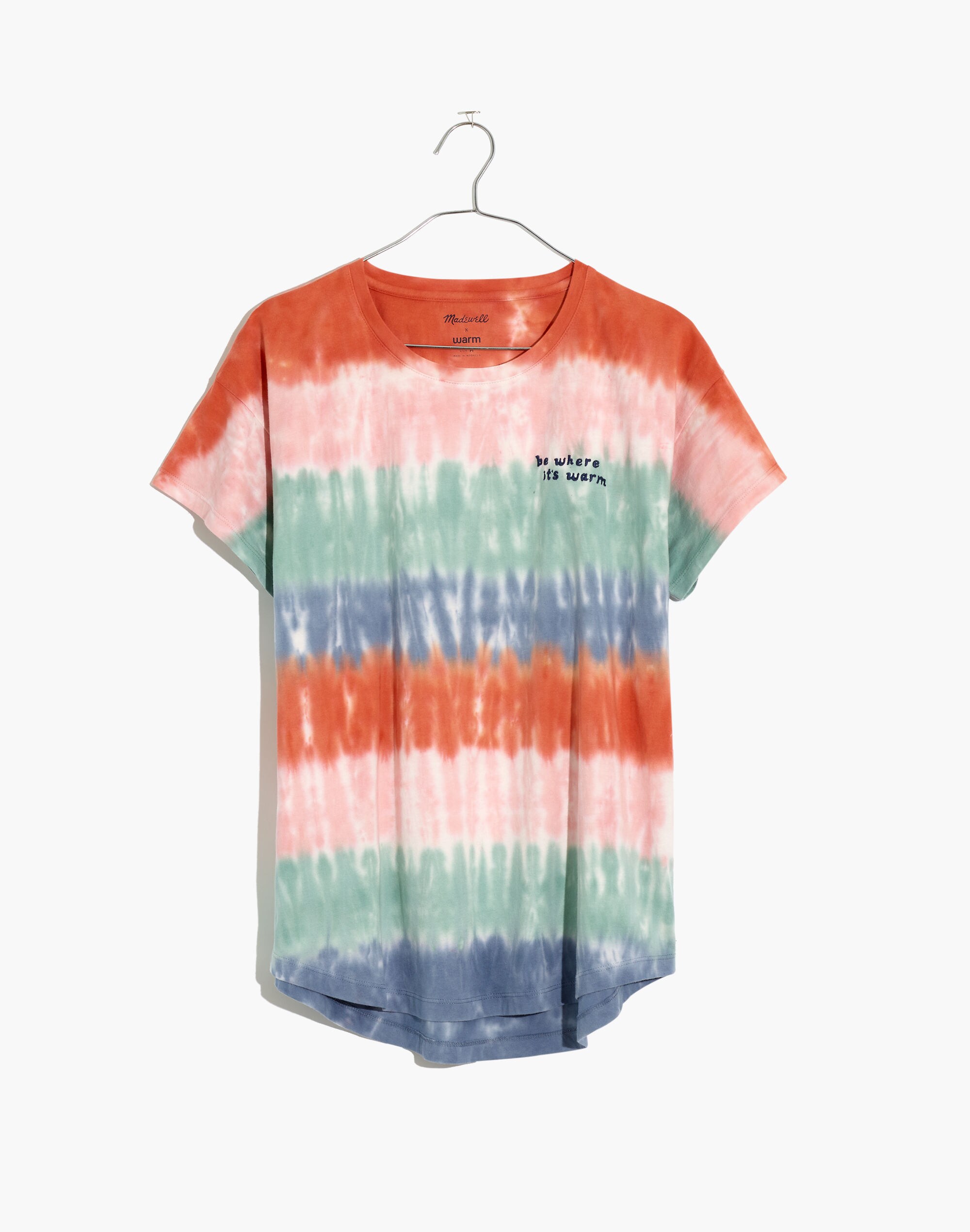 Madewell x Warm Be Where It's Warm Tie-Dye Tee