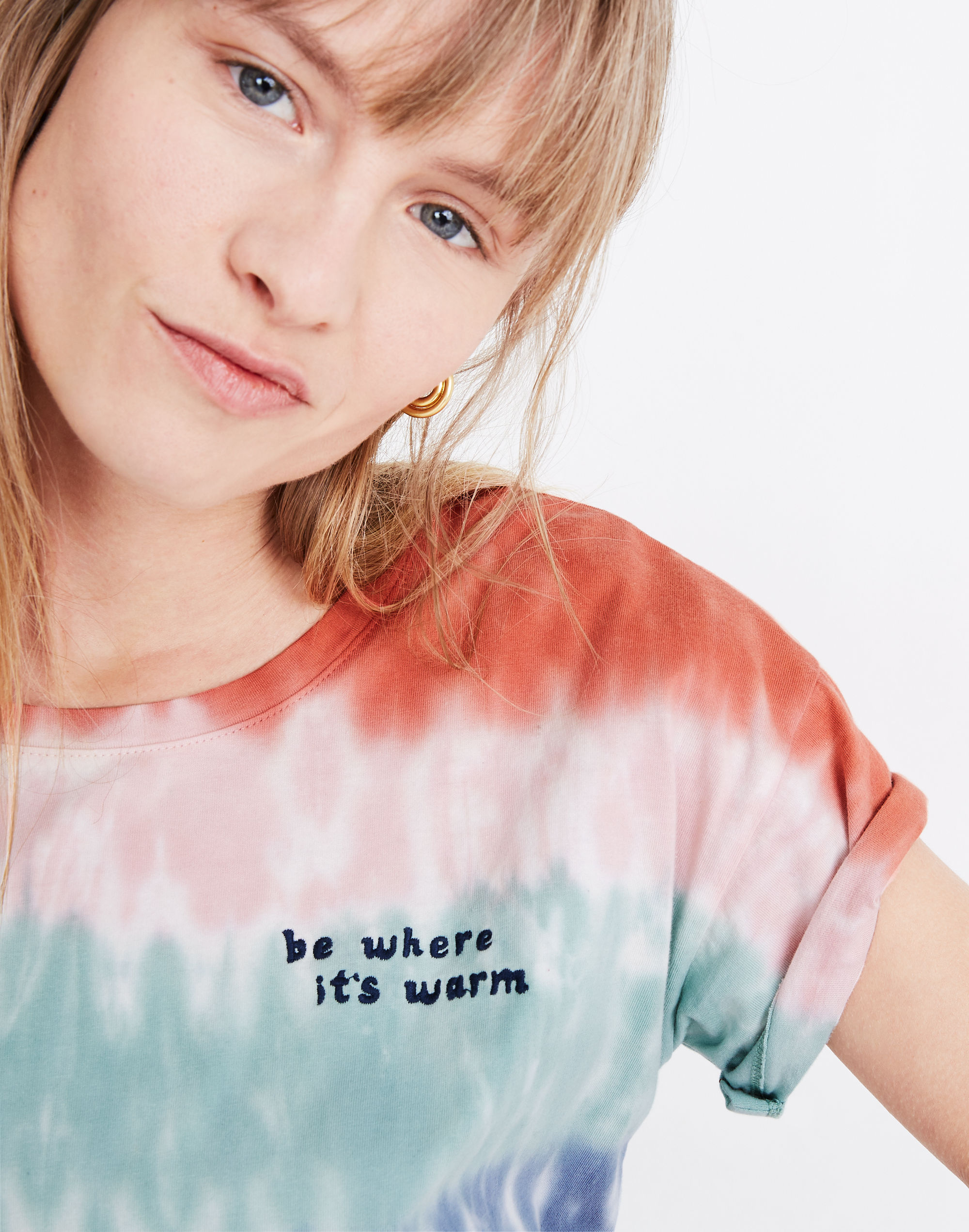 Madewell x Warm Be Where It's Warm Tie-Dye Tee