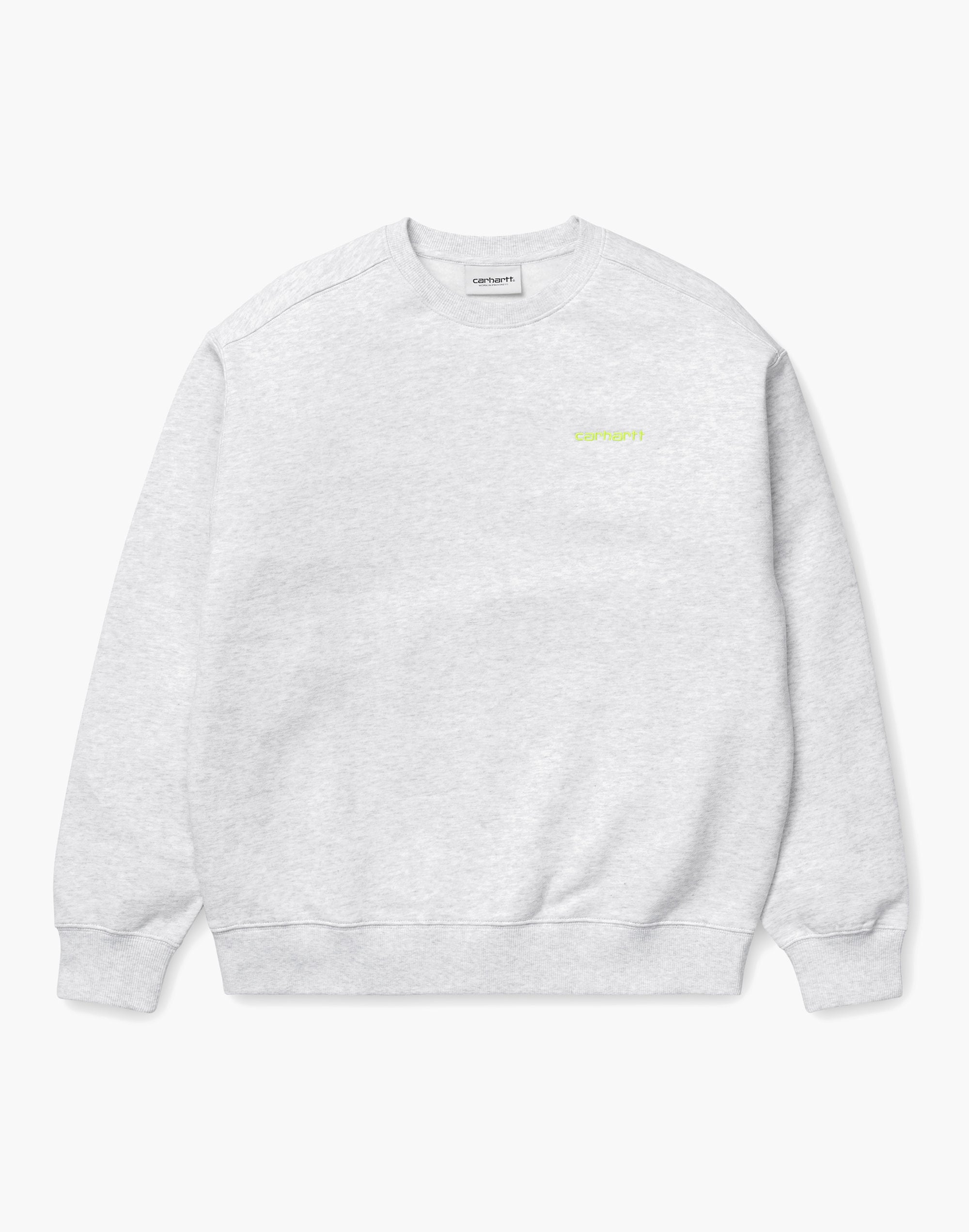 carhartt&reg; work in progress script embroidered sweatshirt