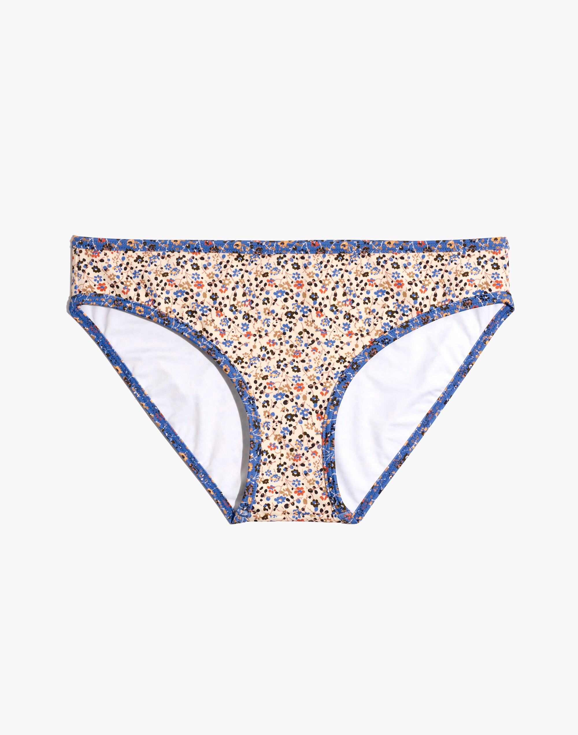 Madewell Second Wave Classic Bikini Bottom in Fieldwalk Mix