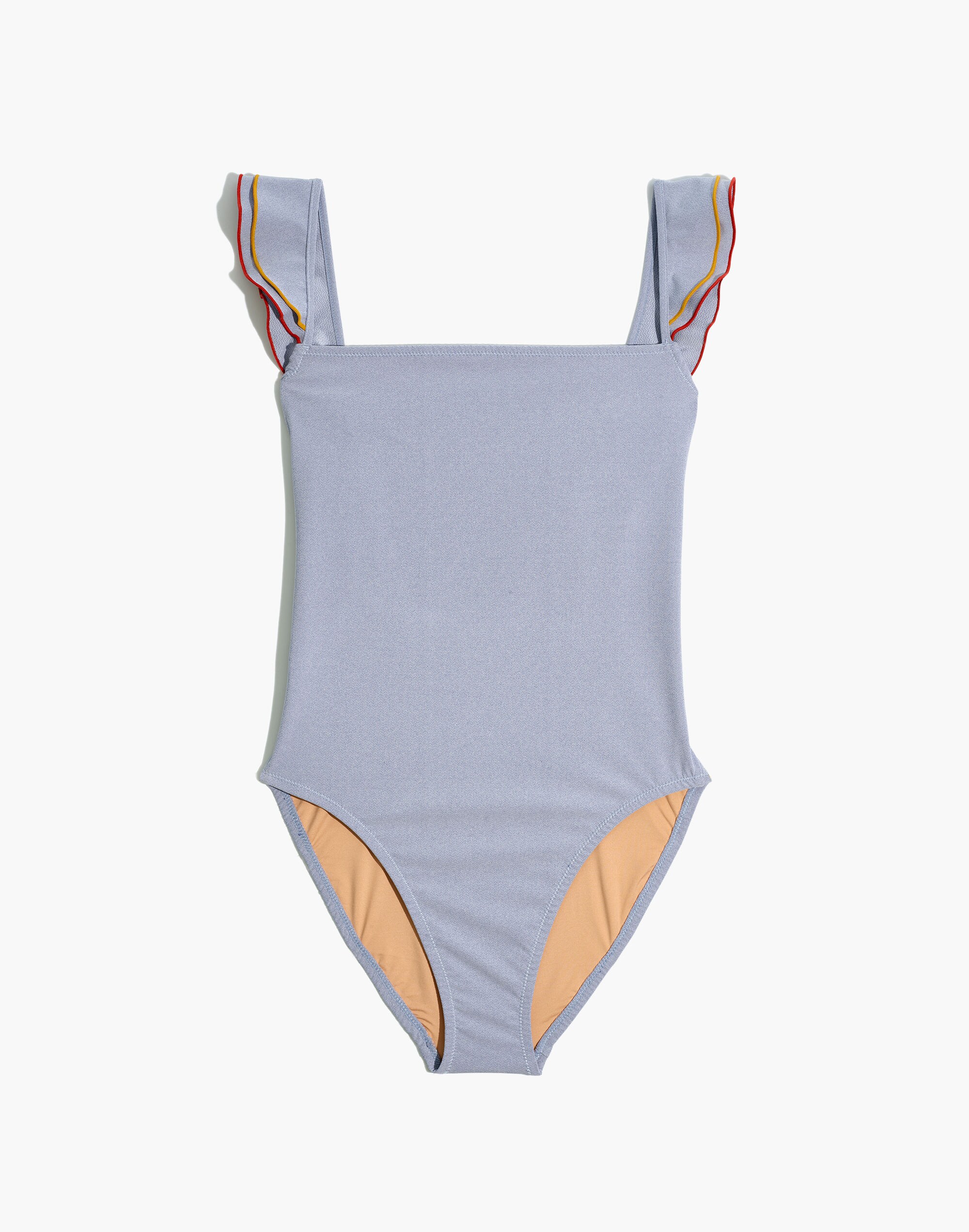 Madewell Ruffle-Strap One-Piece Swimsuit