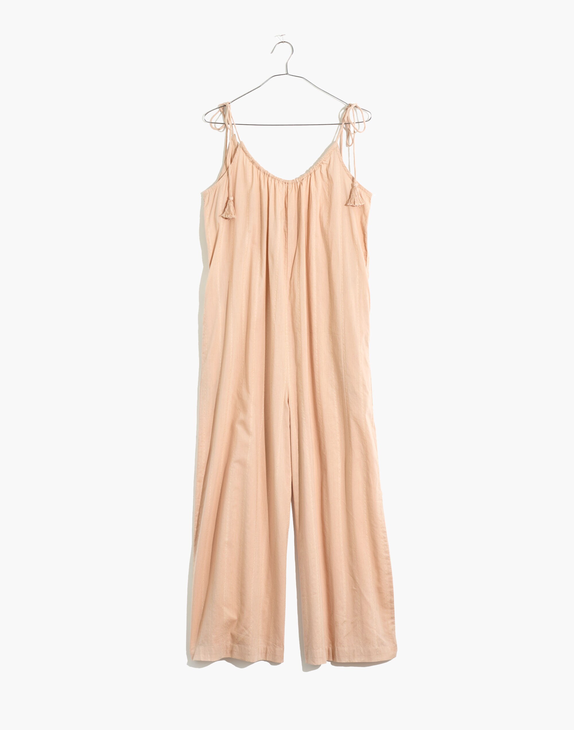 Tie-Strap Cover-Up Jumpsuit