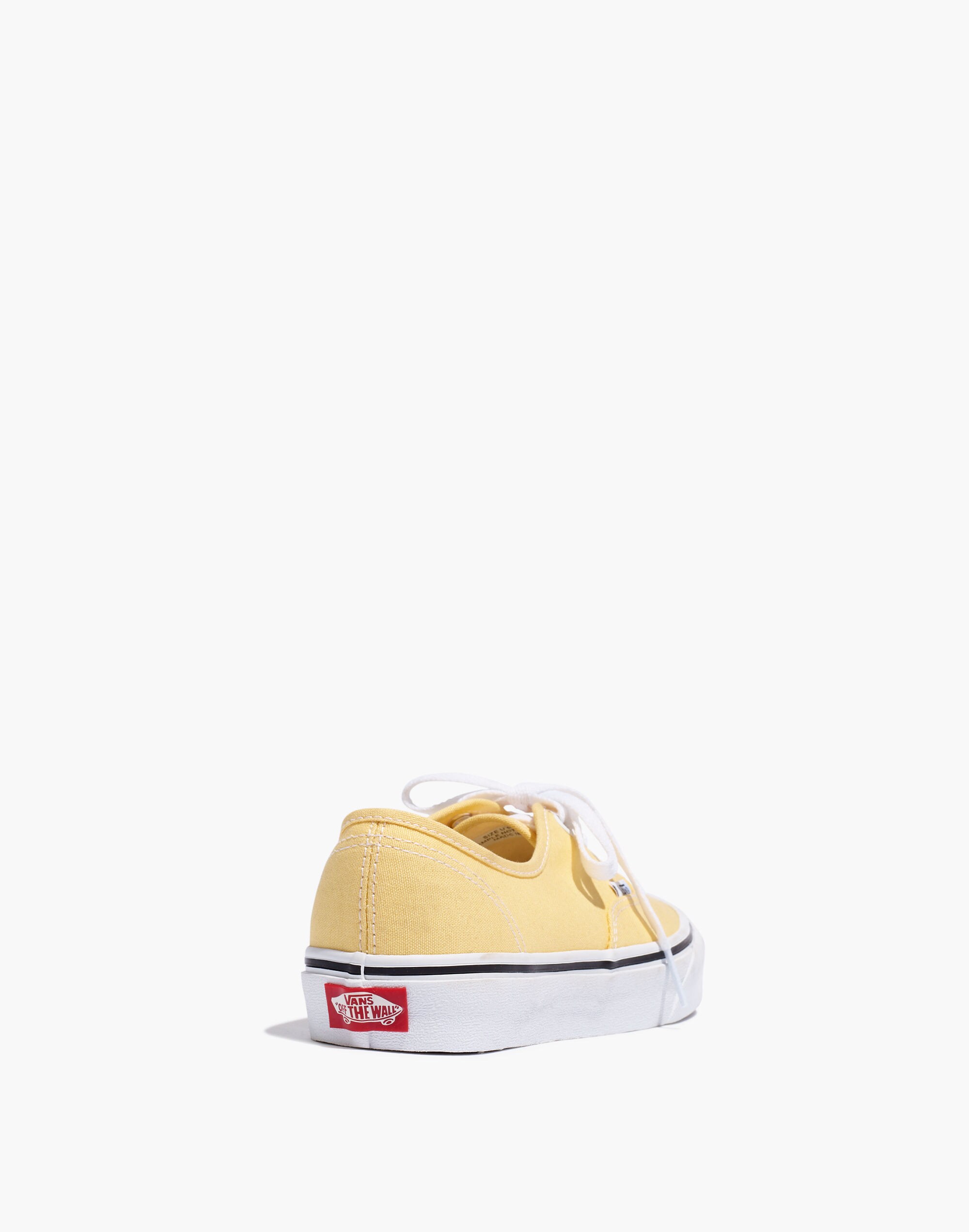 Vans&reg; Unisex Authentic Lace-Up Sneakers in Golden Haze Canvas