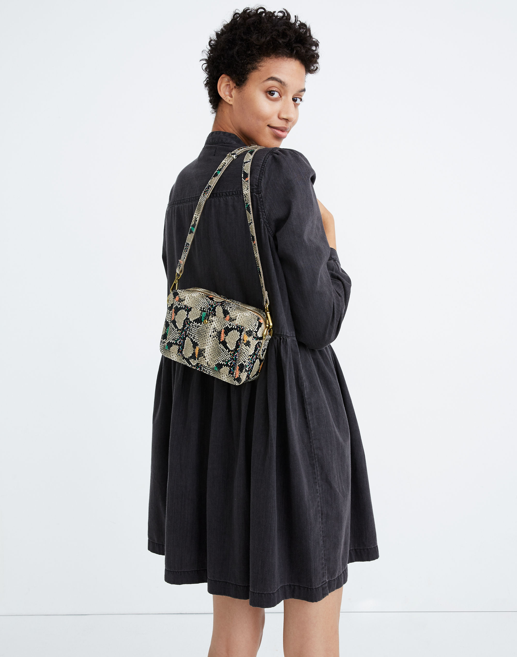 The Transport Camera Bag: Snake Embossed Edition