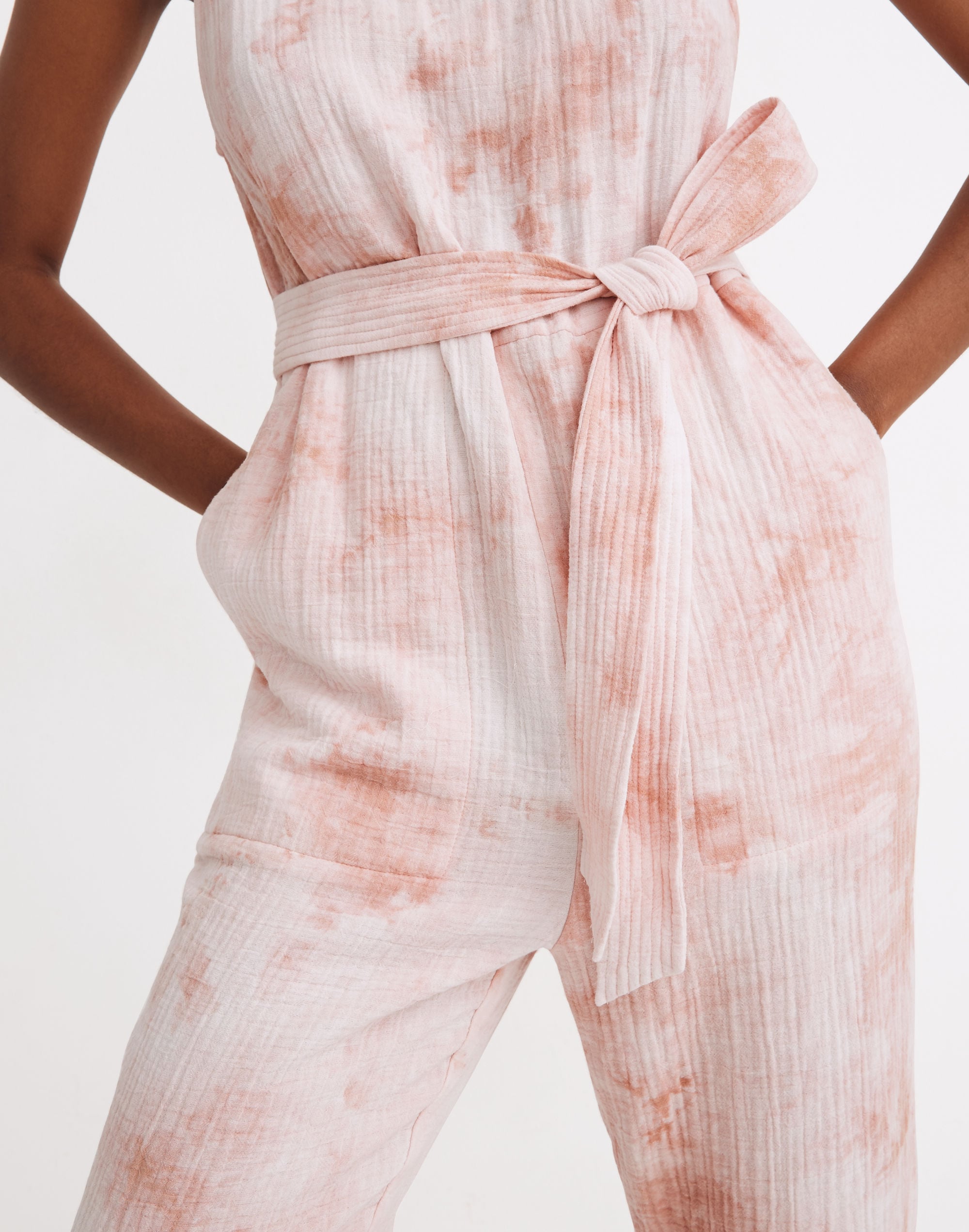 Tie-Dye Cover-Up Jumpsuit