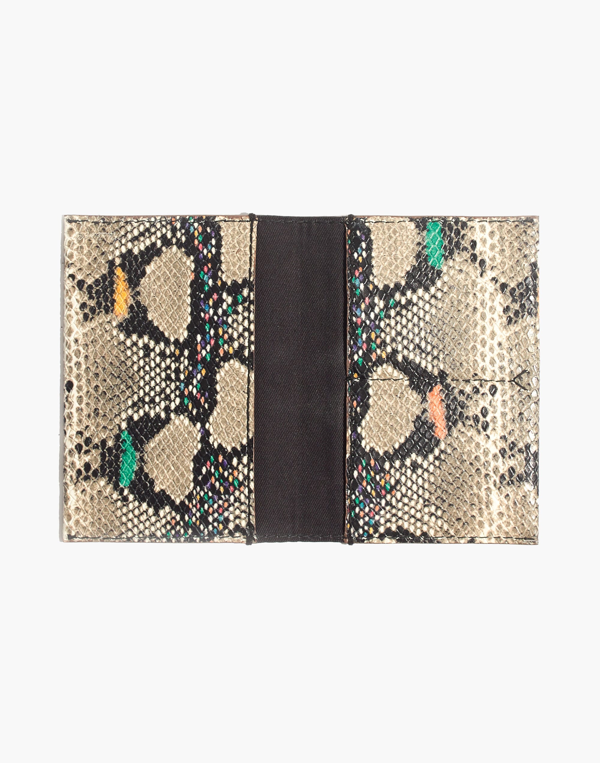 The Passport Case: Snake Embossed Leather Edition