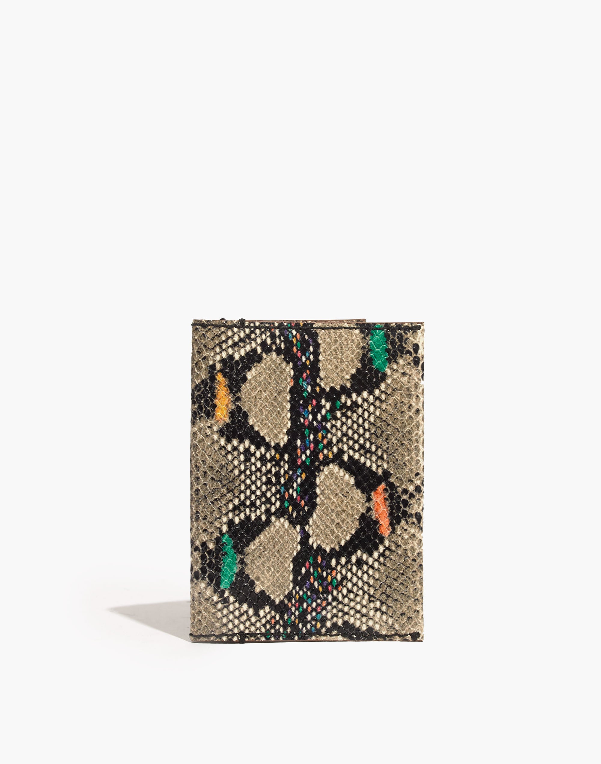The Passport Case: Snake Embossed Leather Edition
