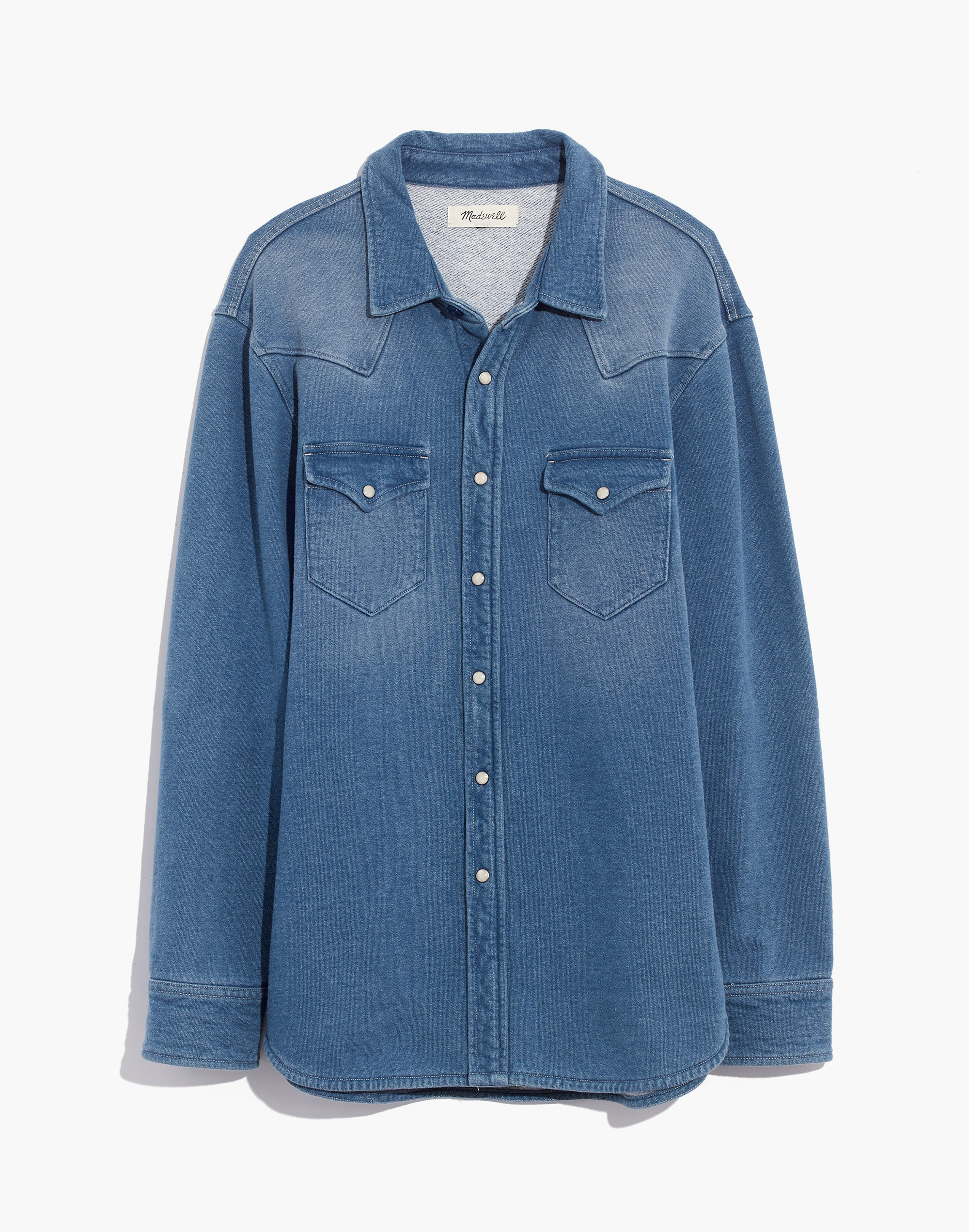 Indigo Western Shirt-Jacket