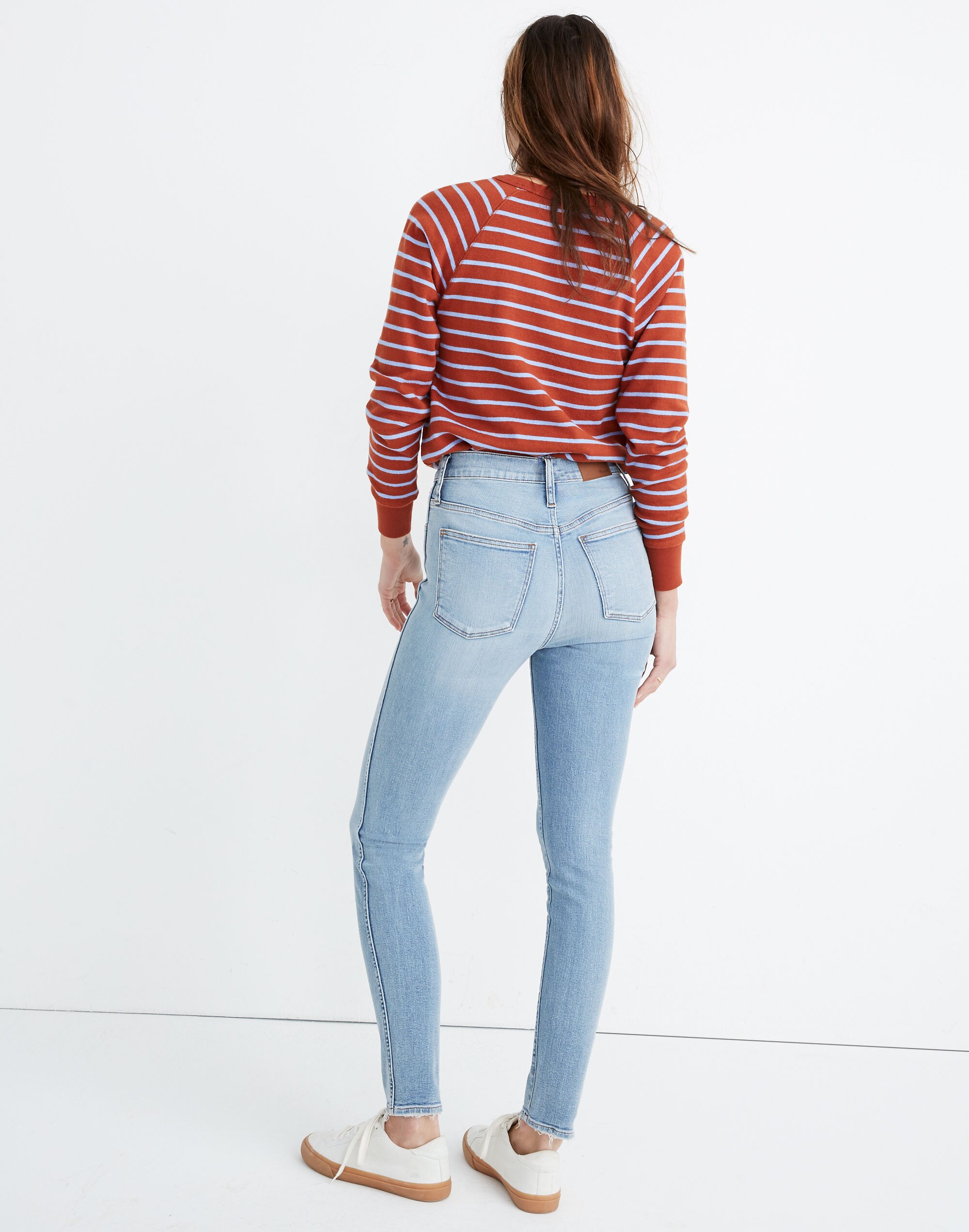 Petite 10" High-Rise Skinny Jeans in Wheeler Wash
