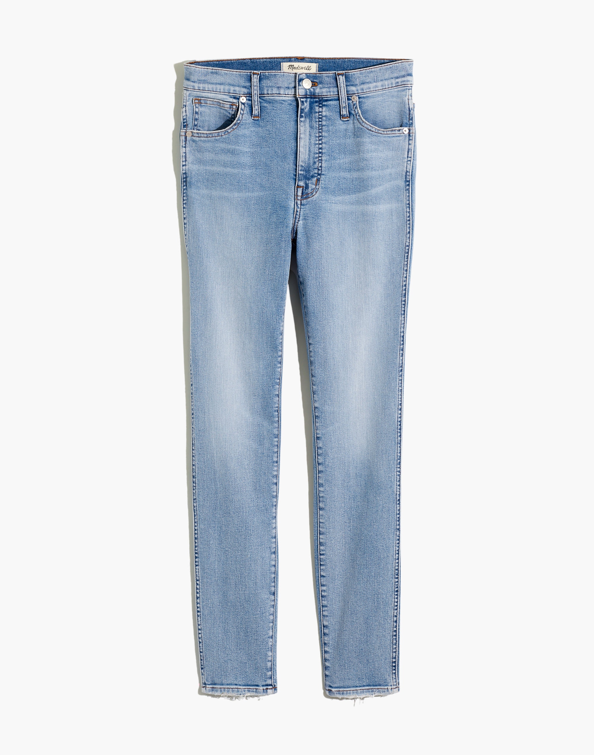 10" High-Rise Skinny Jeans in Wheeler Wash