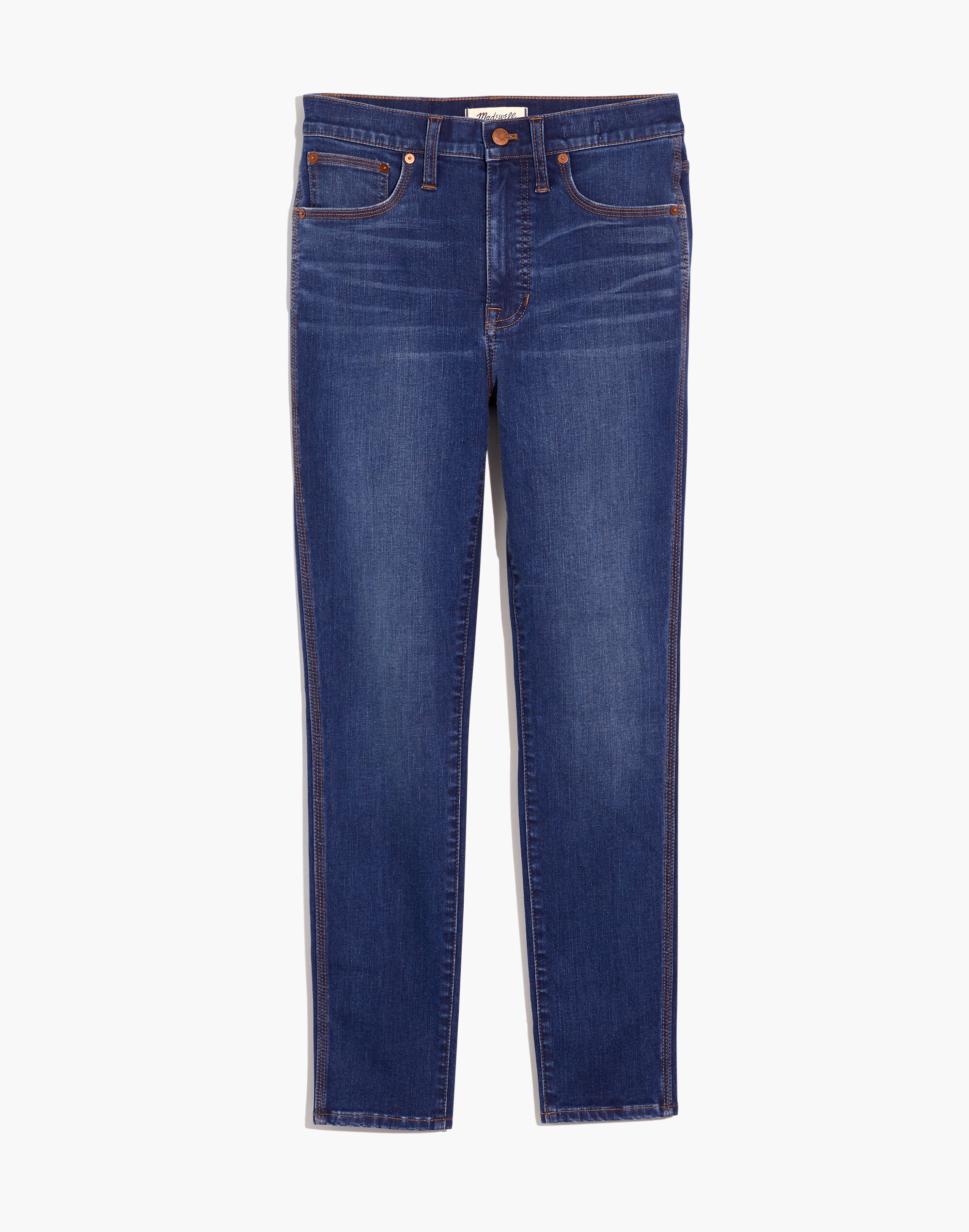 10" High-Rise Skinny Crop Jeans in Feldspar Wash: Retro Pocket Edition