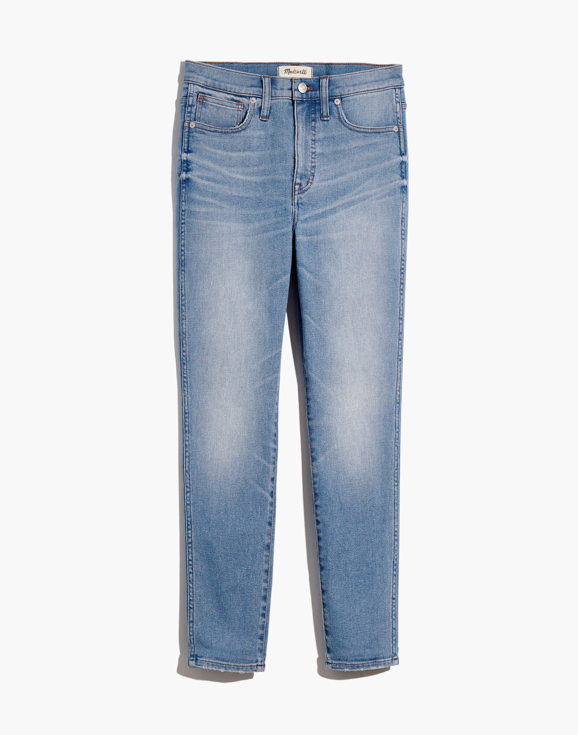 Petite 10" High-Rise Skinny Crop Jeans in Horne Wash