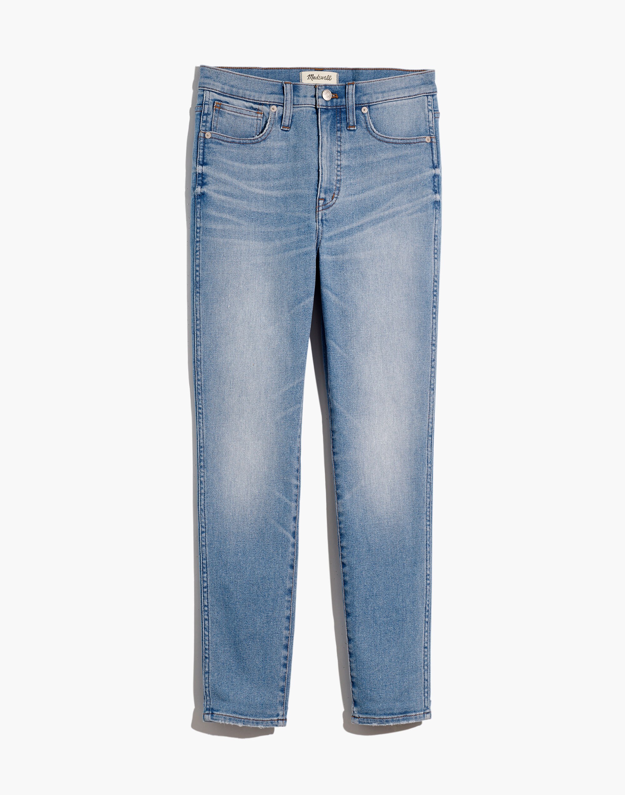 10" High-Rise Skinny Crop Jeans in Horne Wash
