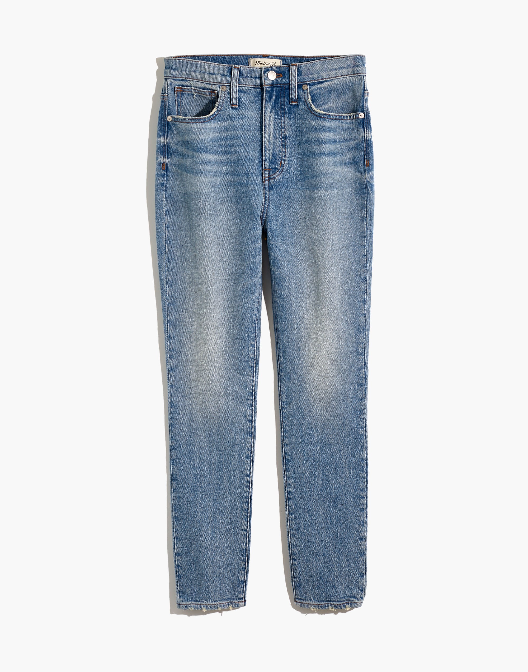 11" High-Rise Skinny Crop Jeans in Gleeson Wash
