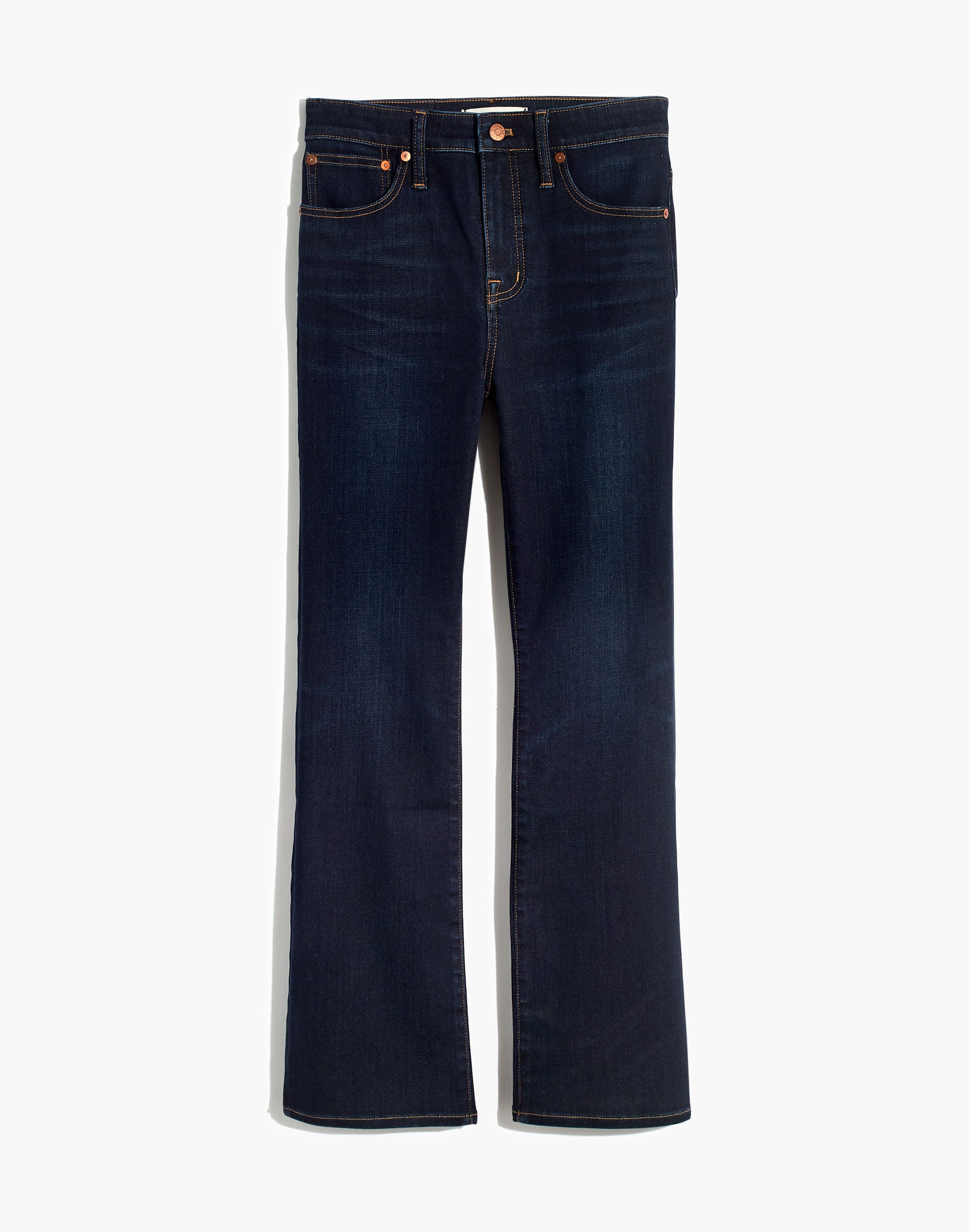 Petite Curvy Cali Demi-Boot Jeans in Larkspur Wash: TENCEL&trade; Denim Edition