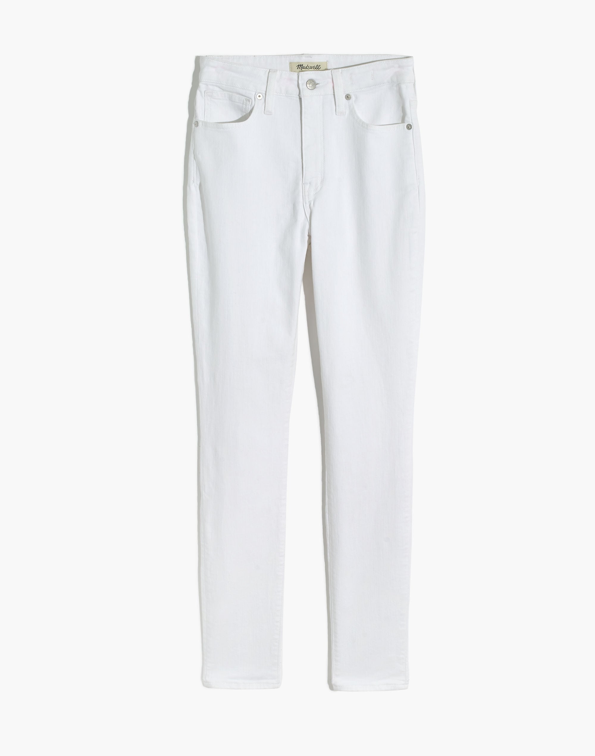 Tall Curvy High-Rise Skinny Jeans in Pure White