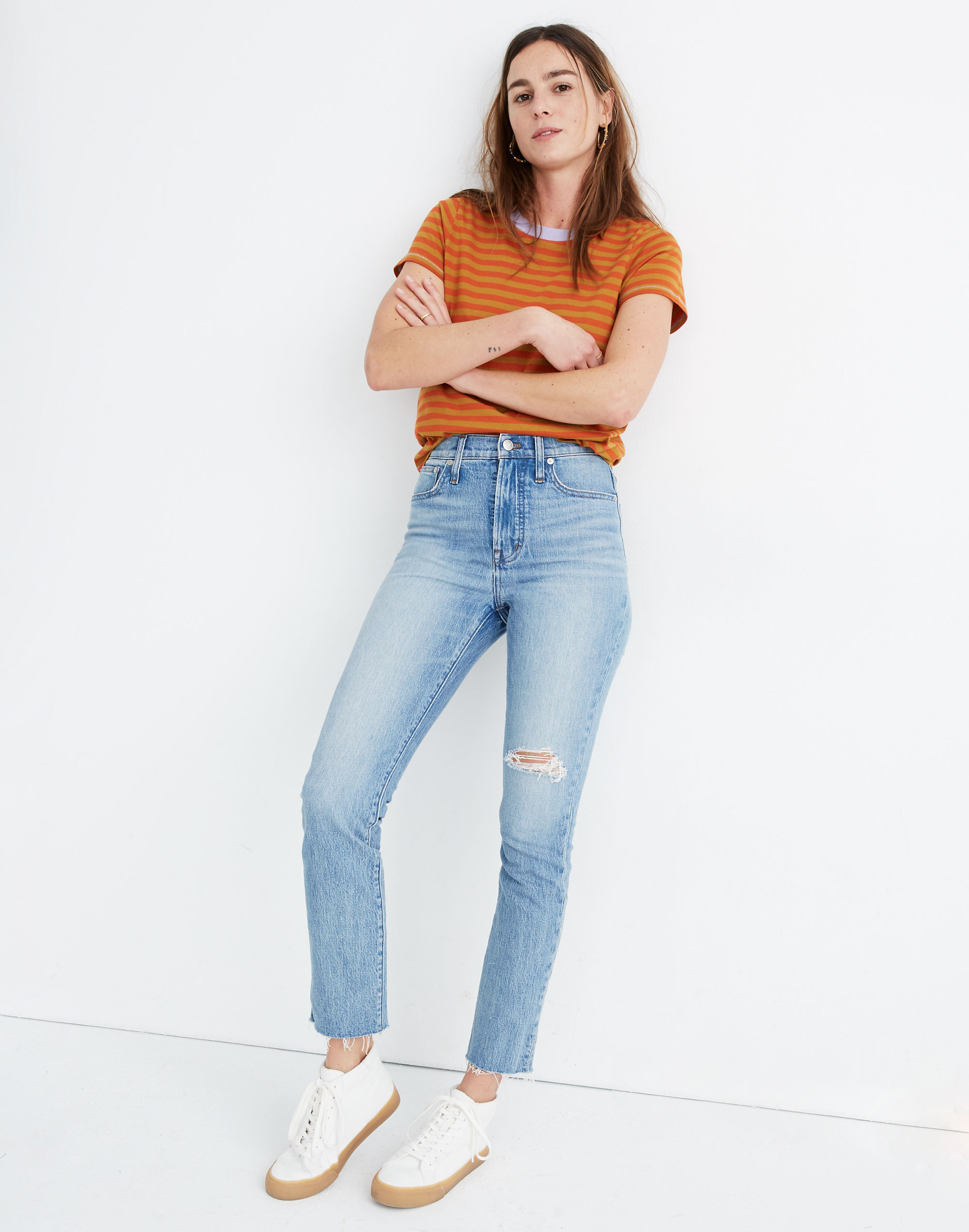 the perfect vintage jean in rosabelle wash: comfort stretch edition