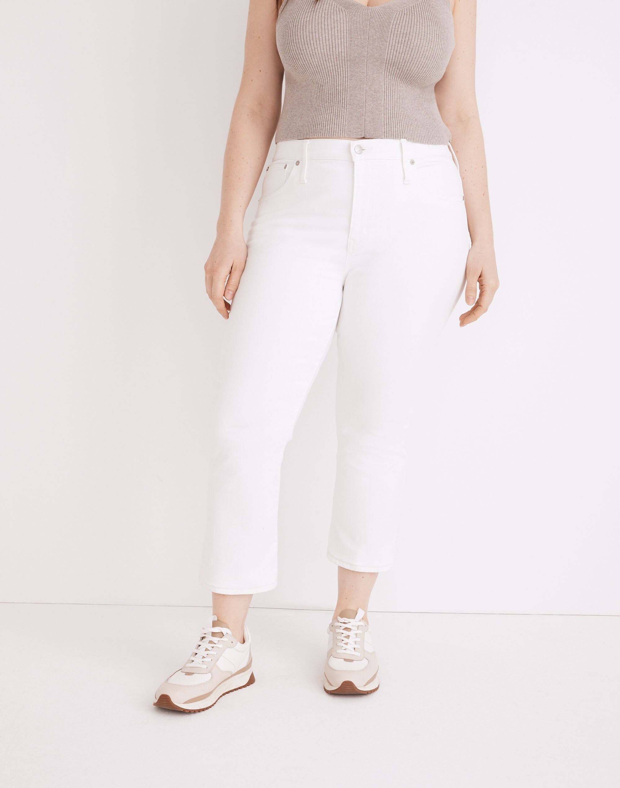 Tall Cali Demi-Boot Jeans in Pure White
