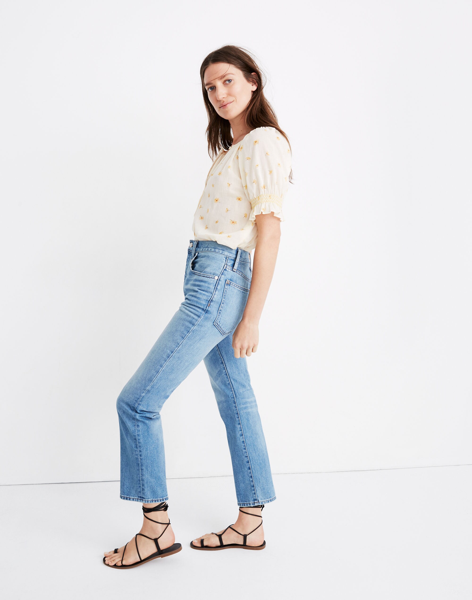Rigid Slim Demi-Boot Jeans in Banter Wash
