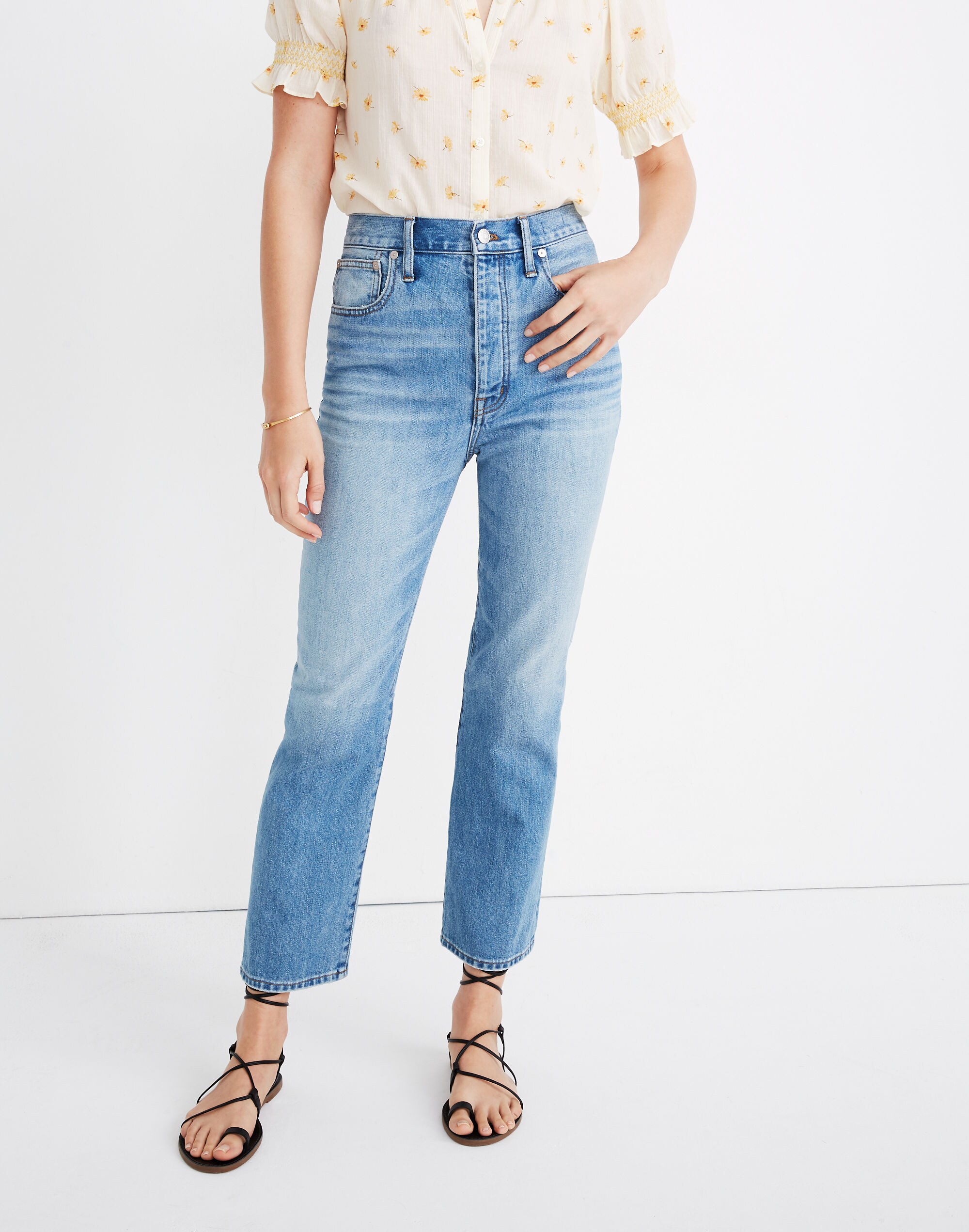 Rigid Slim Demi-Boot Jeans in Banter Wash