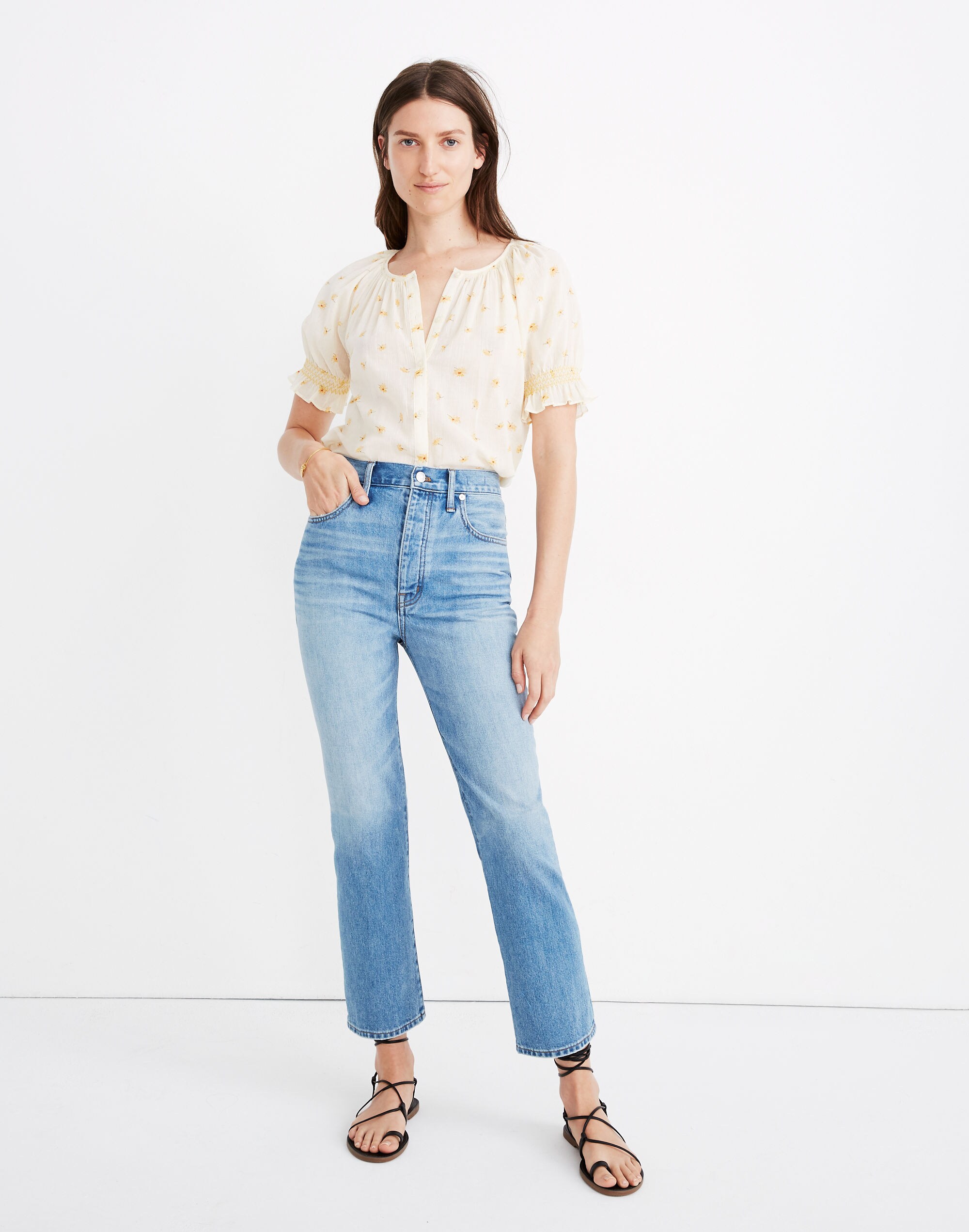 Rigid Slim Demi-Boot Jeans in Banter Wash