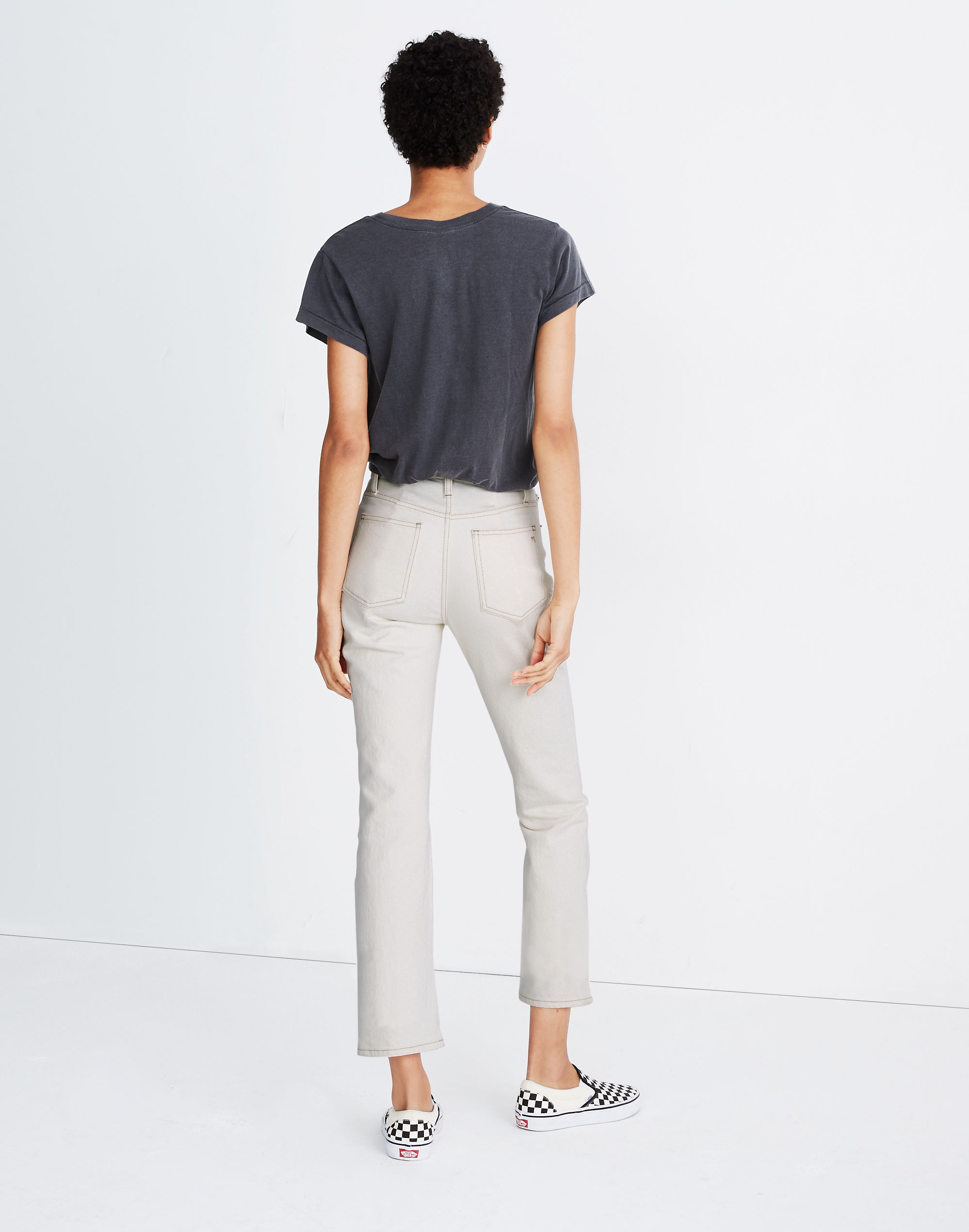 Petite Slim Demi-Boot Jeans in Cloud Lining