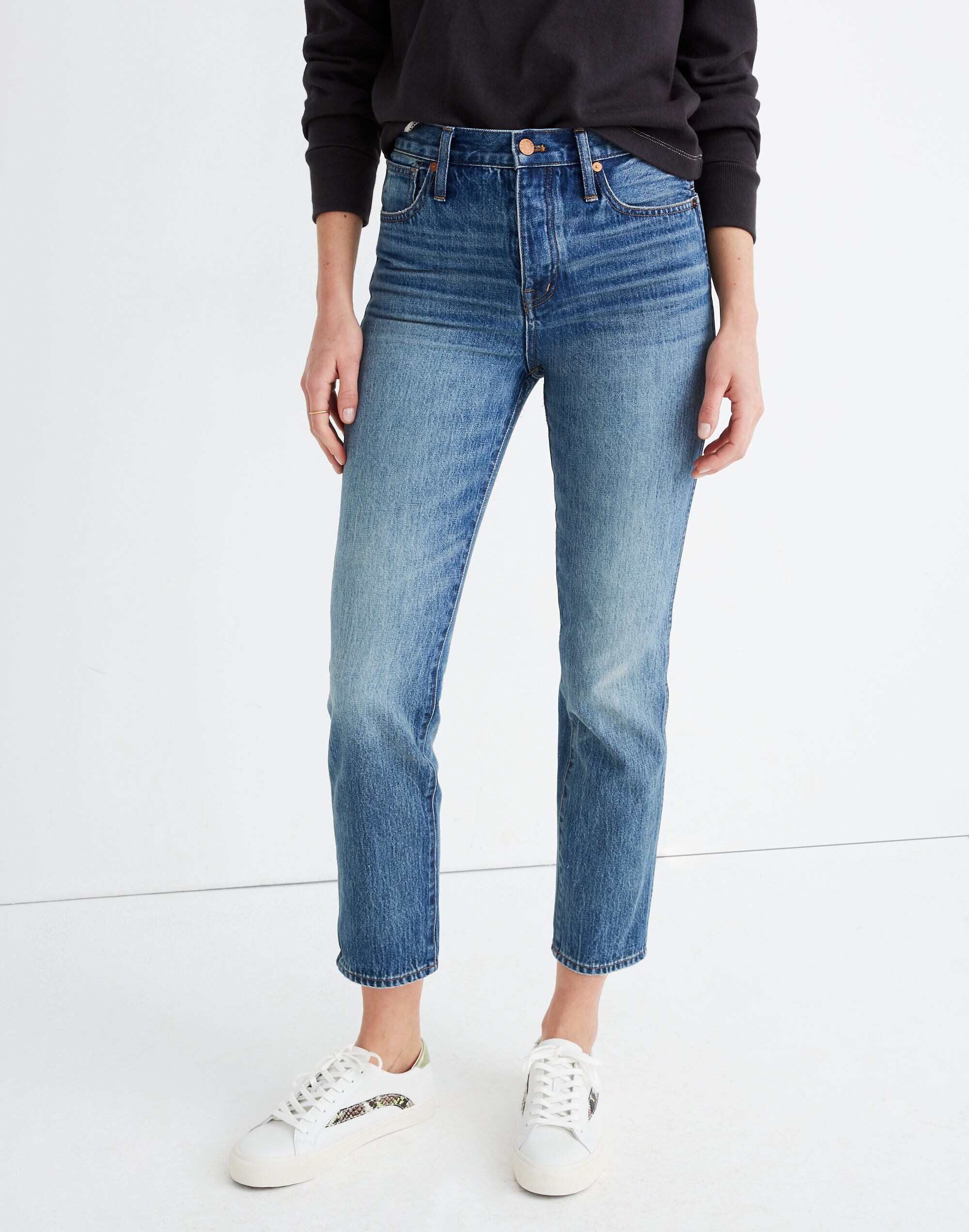 Rigid Stovepipe Jeans in Portsmouth Wash