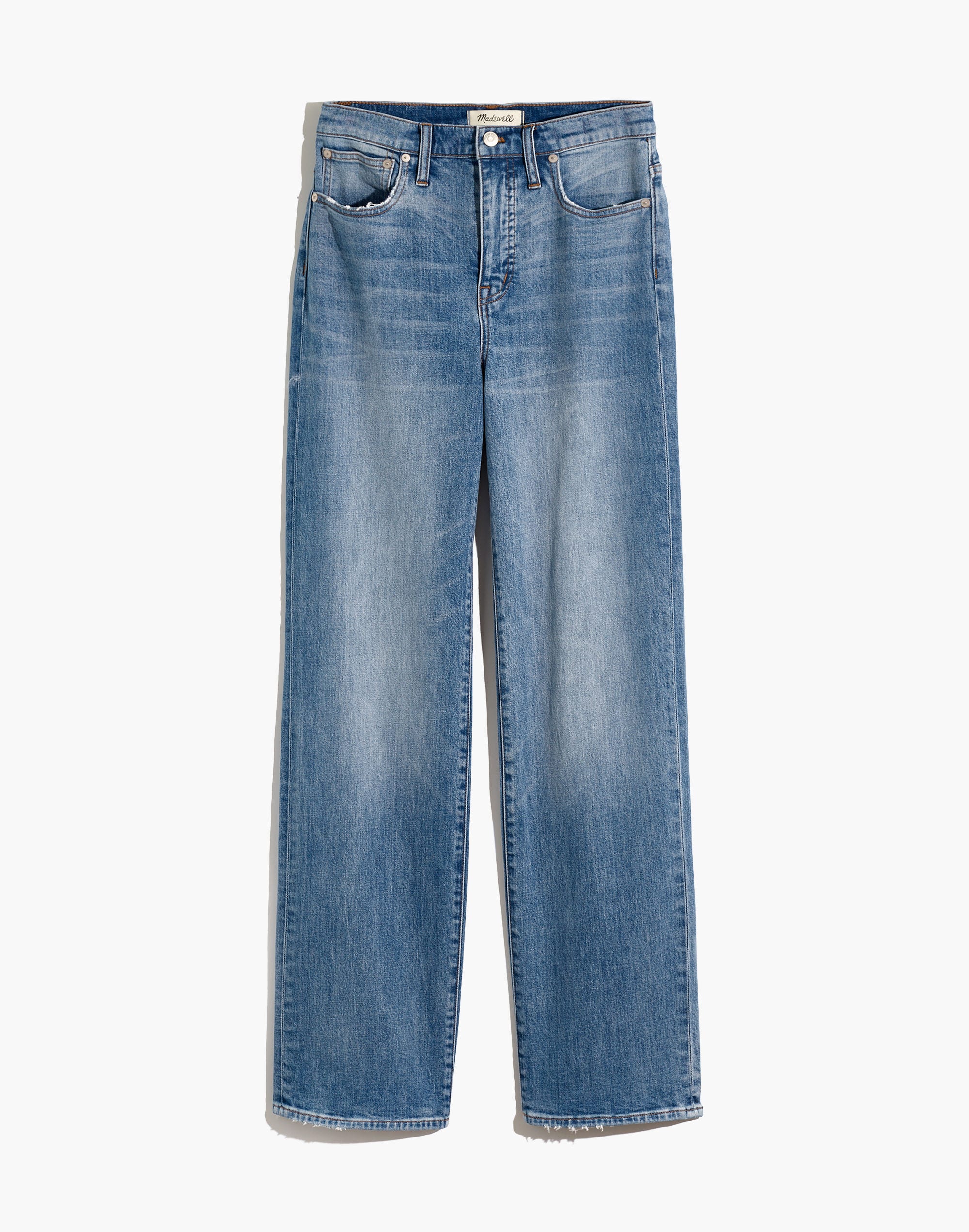 Slim Wide-Leg Full-Length Jeans in Clarinda Wash | Madewell 