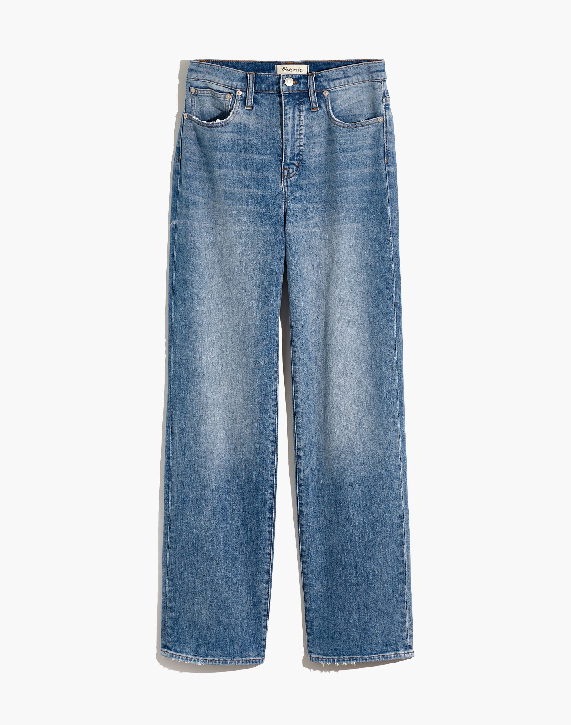 Slim Wide-Leg Full-Length Jeans in Clarinda Wash