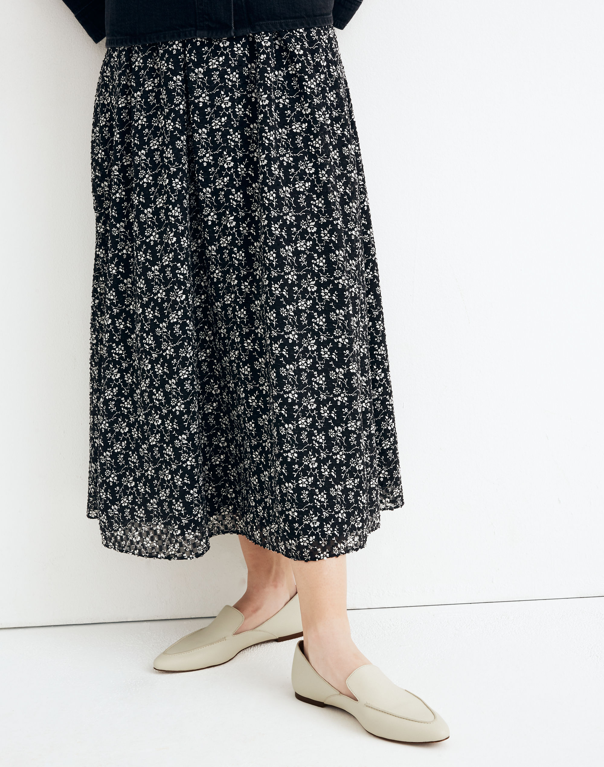 The Frances Skimmer in Leather