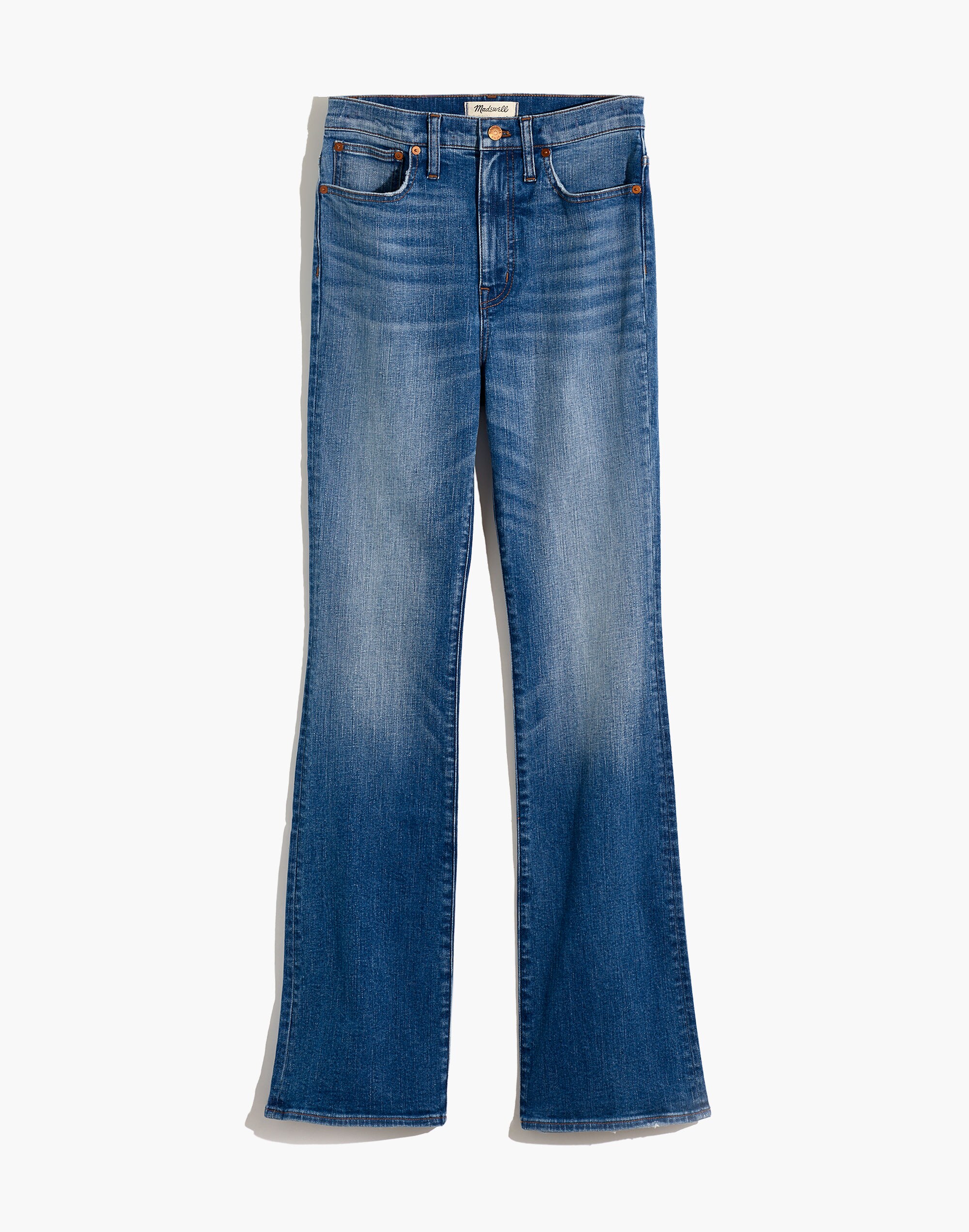 Skinny Flare Jeans in Crossett Wash