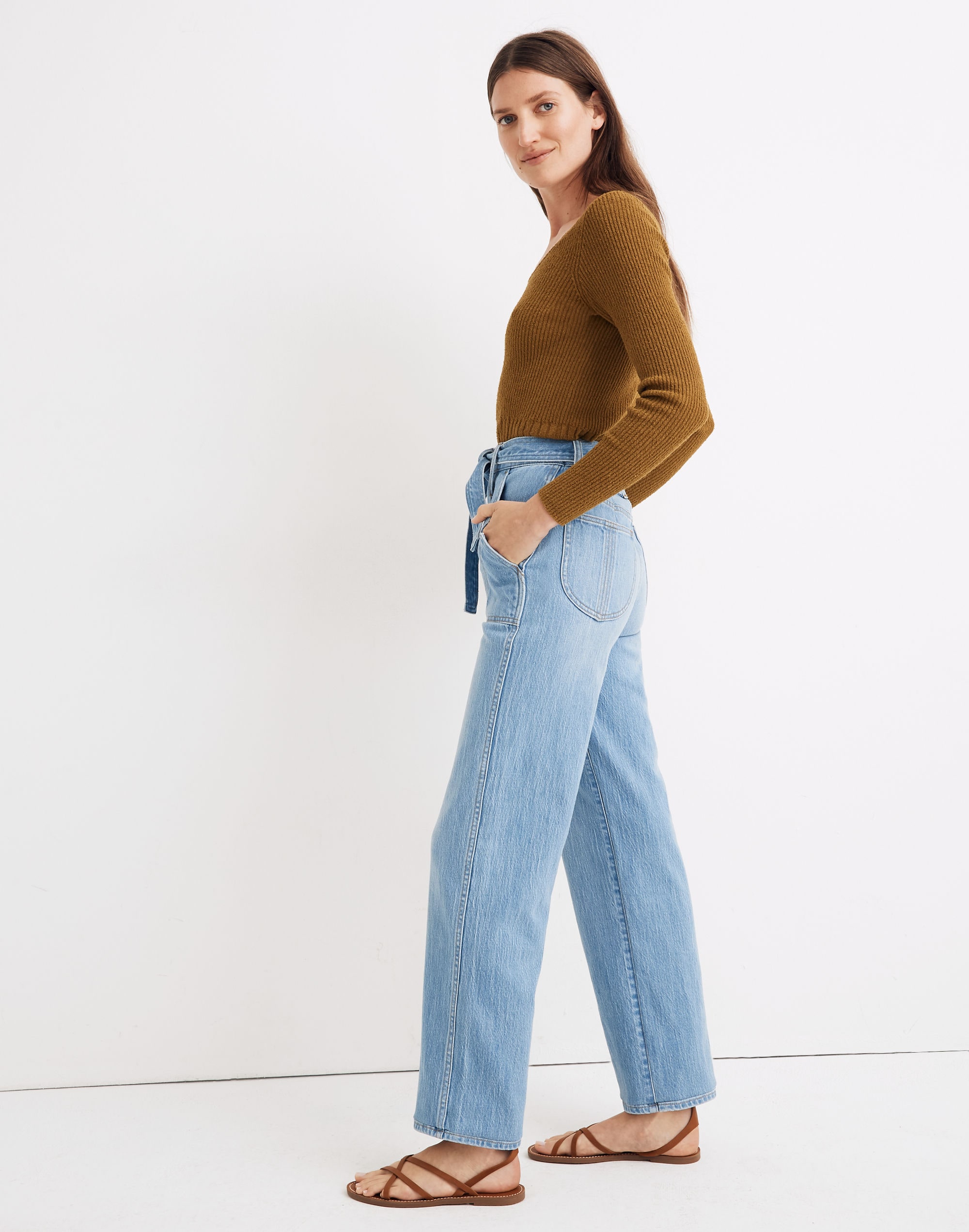 Madewell x Warm High-Rise Wide-Leg Jeans
