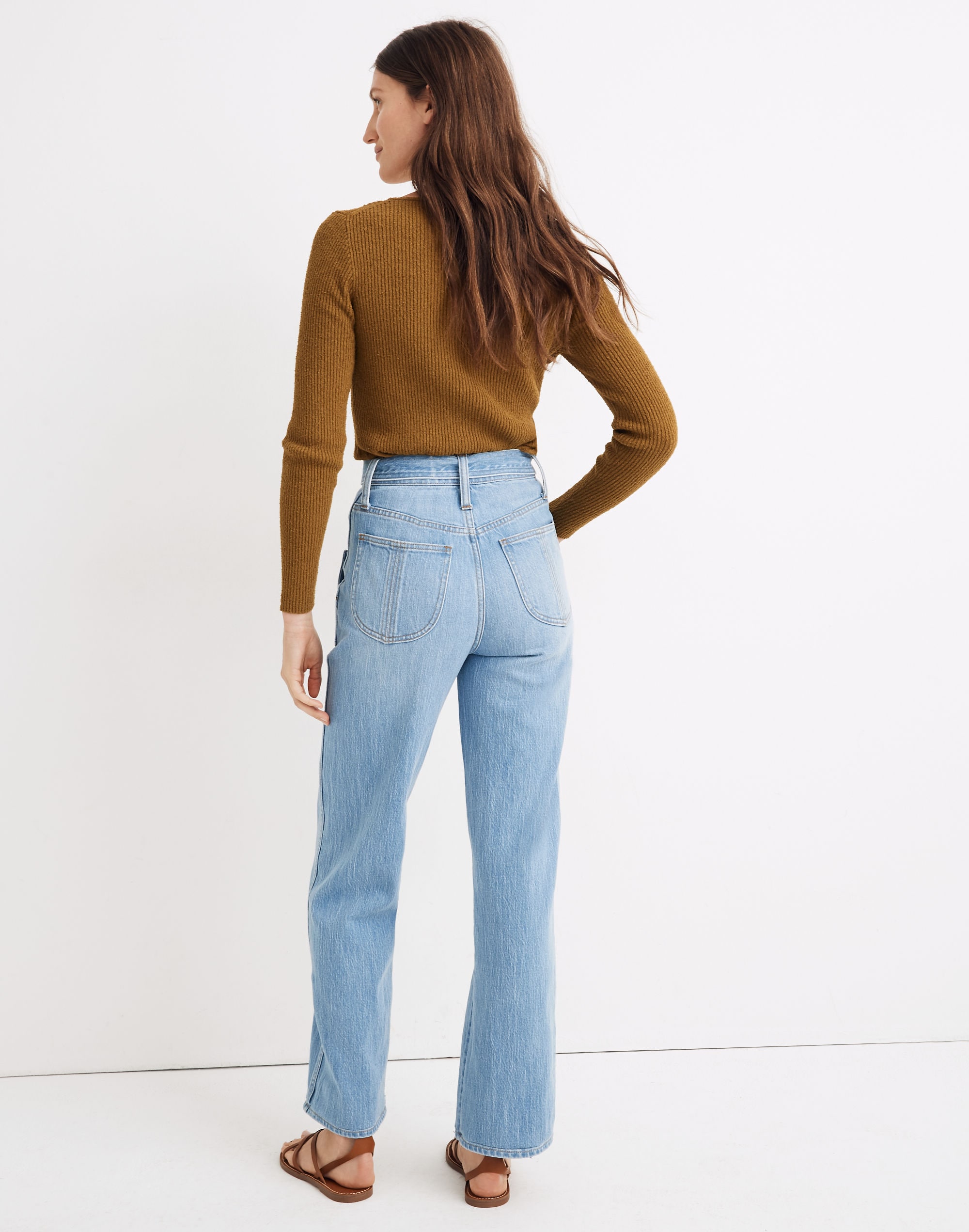 Madewell x Warm High-Rise Wide-Leg Jeans