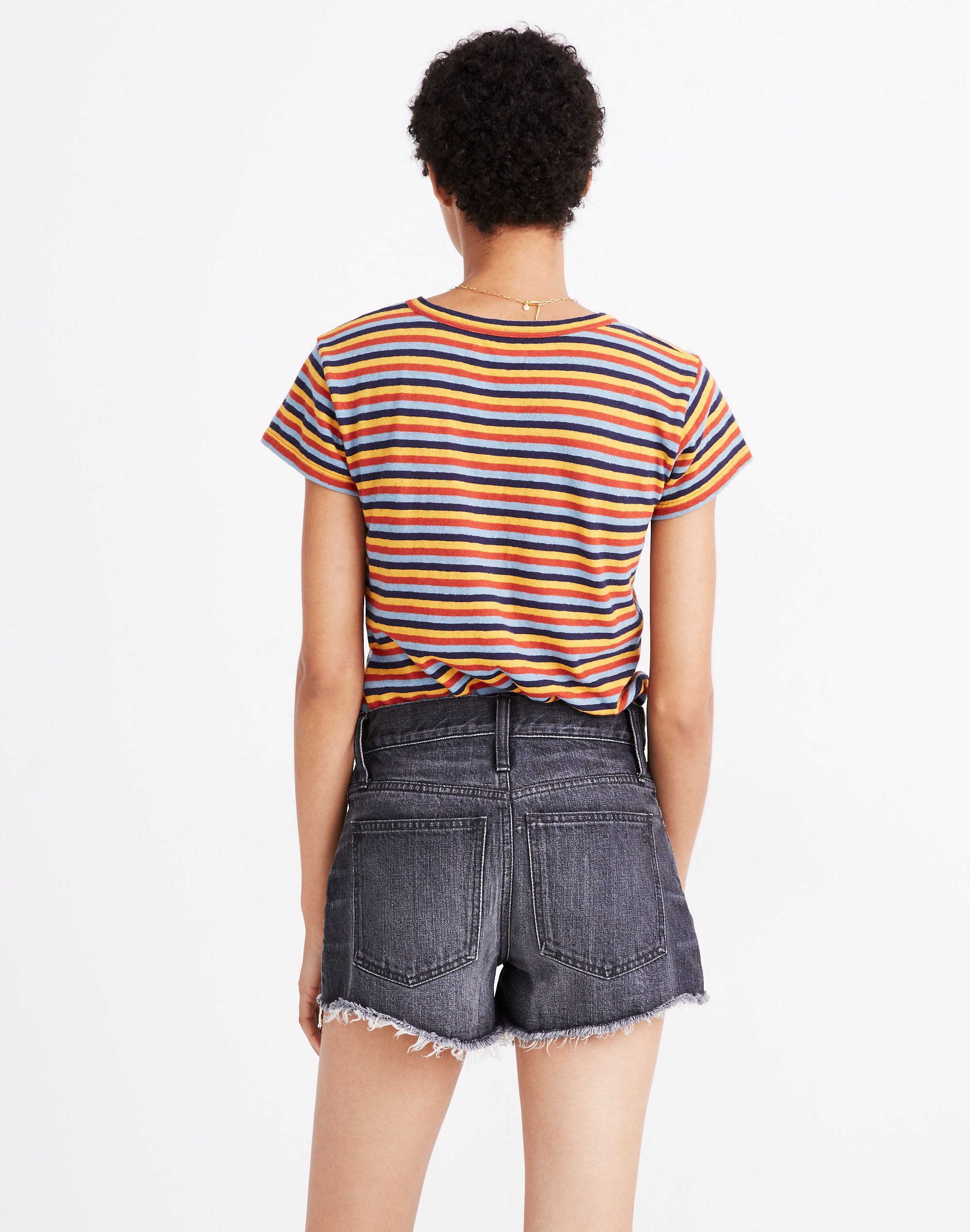 Relaxed Denim Shorts in Calverley Wash