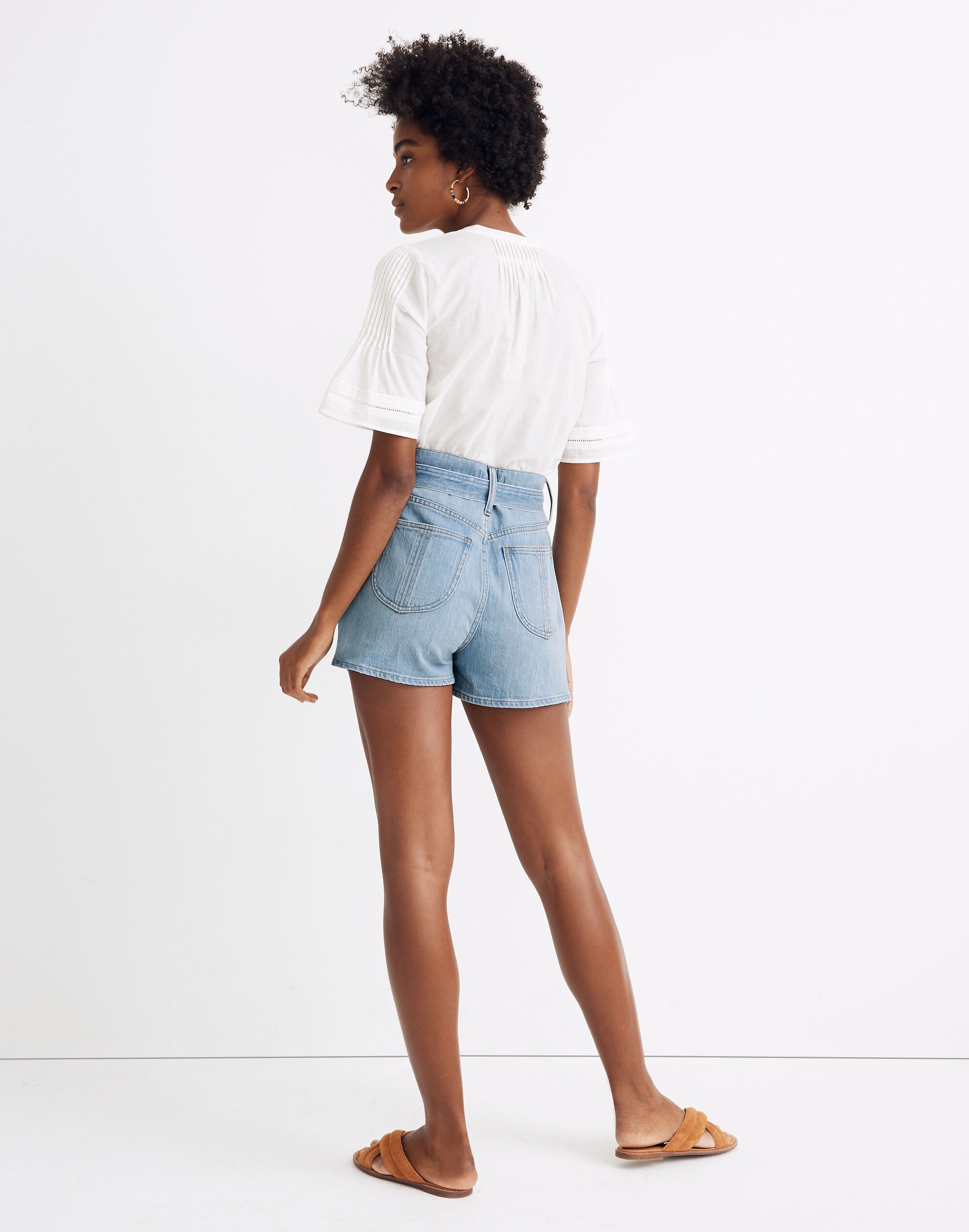 madewell high rise shorts