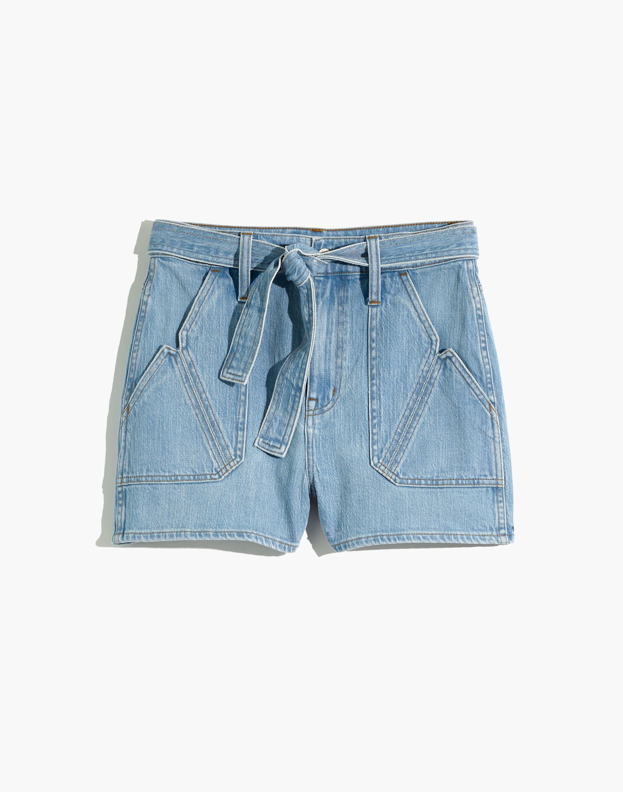 Madewell x Warm Tie High-Rise Denim Shorts