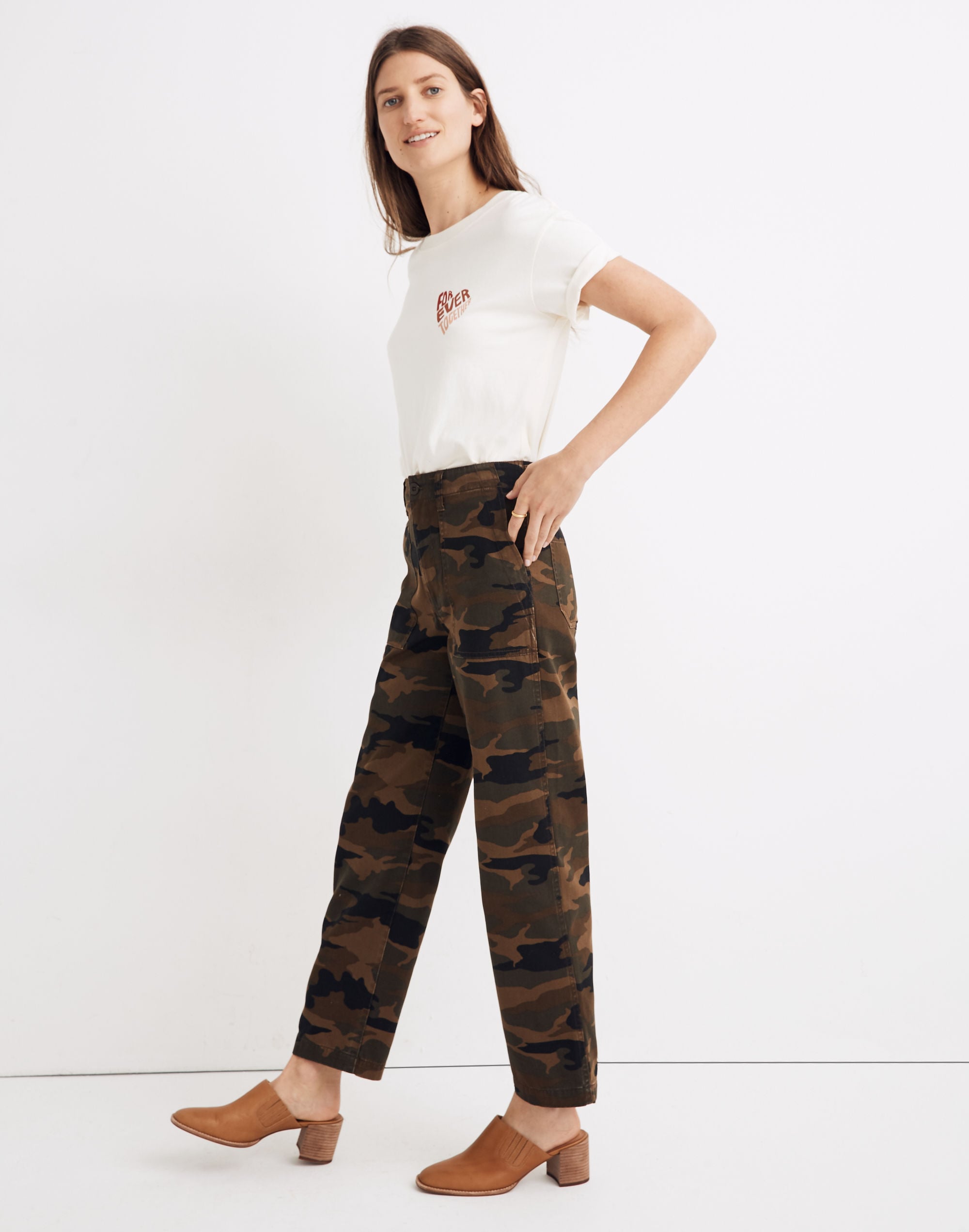 Griff Fatigue Pants in Camo