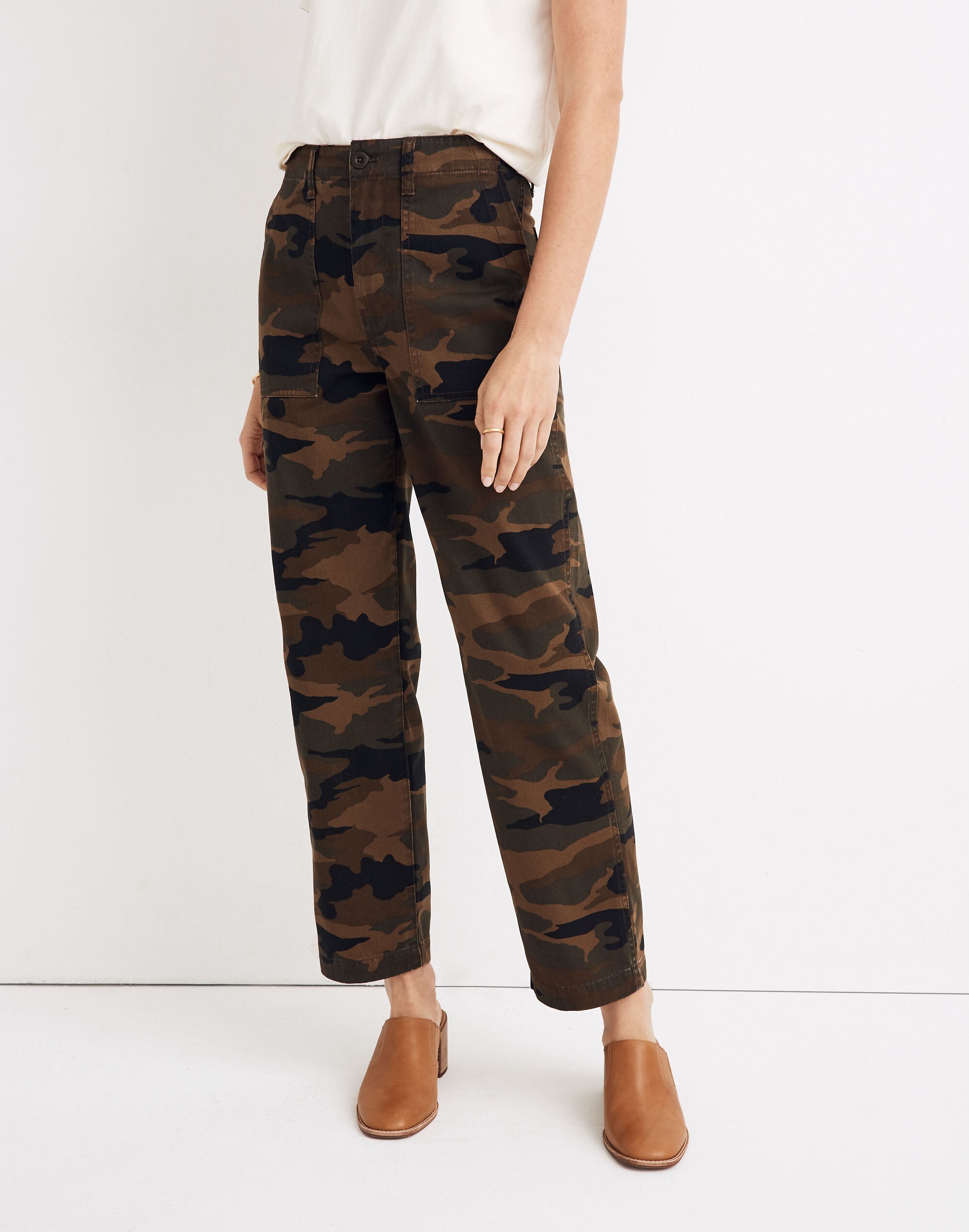 Griff Fatigue Pants in Camo