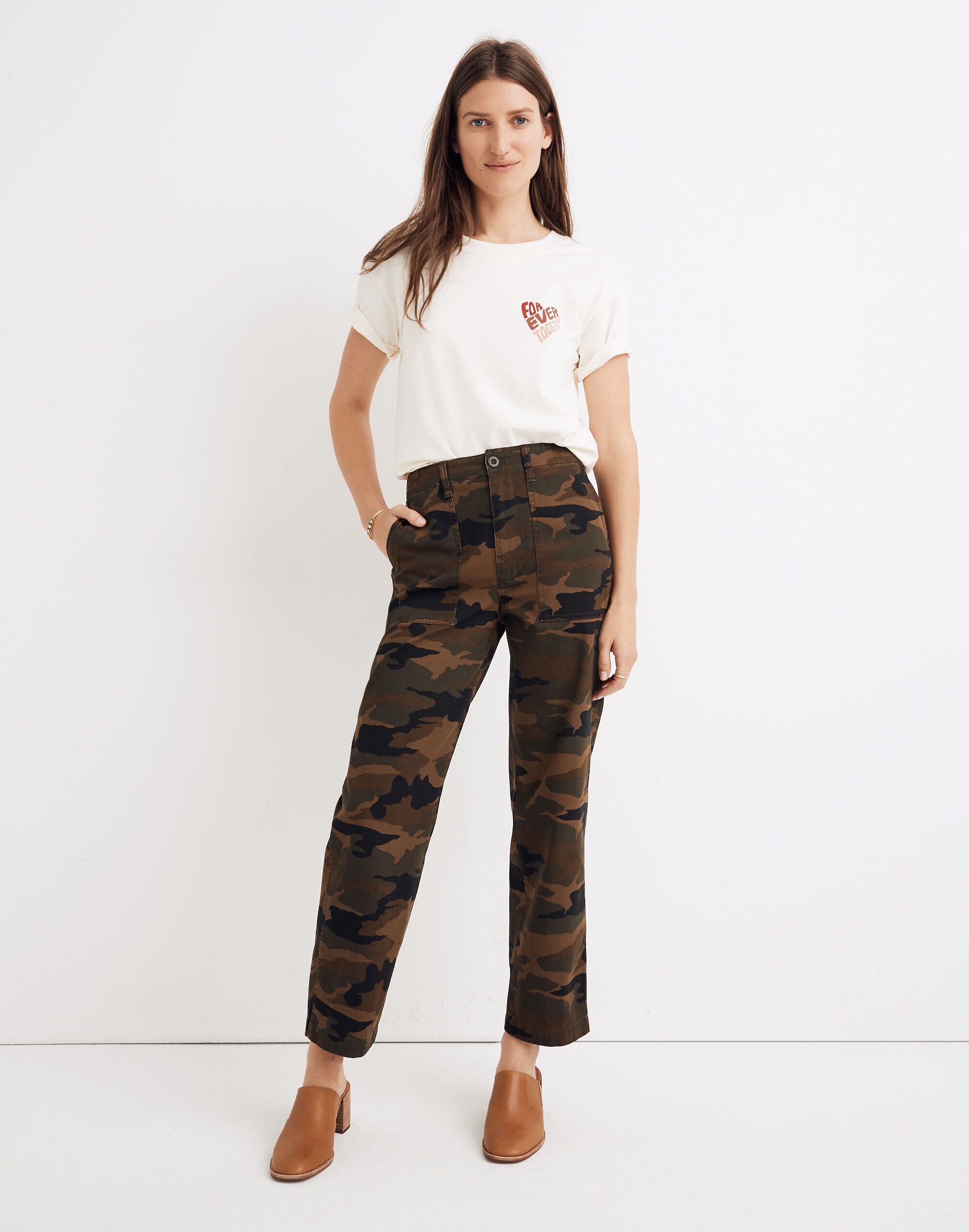 Griff Fatigue Pants in Camo