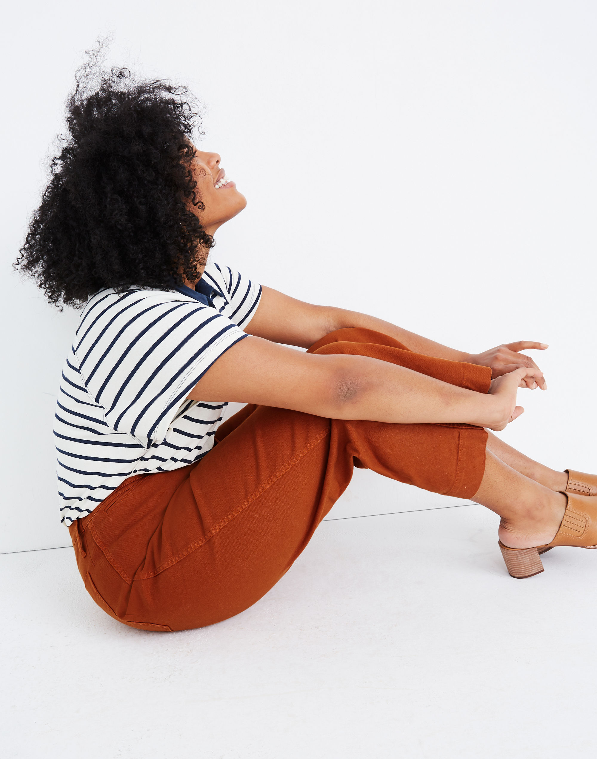 Curvy Slim Emmett Wide-Leg Crop Pants