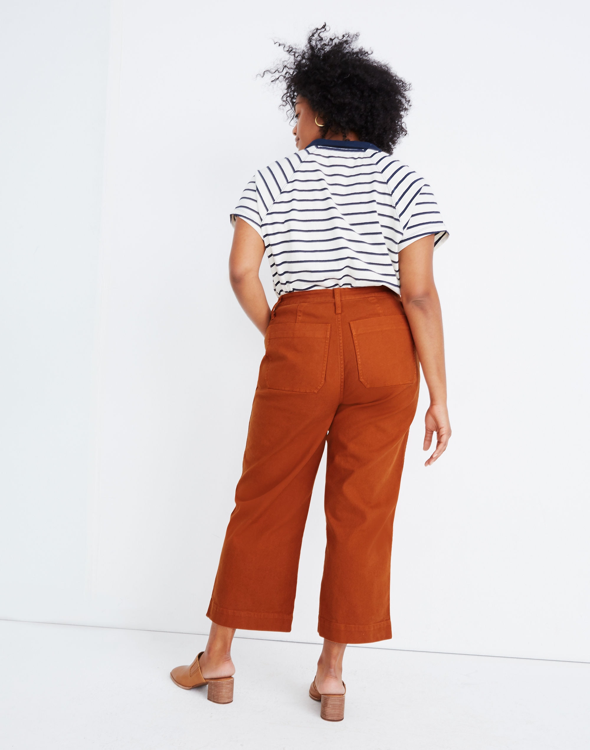 Curvy Slim Emmett Wide-Leg Crop Pants