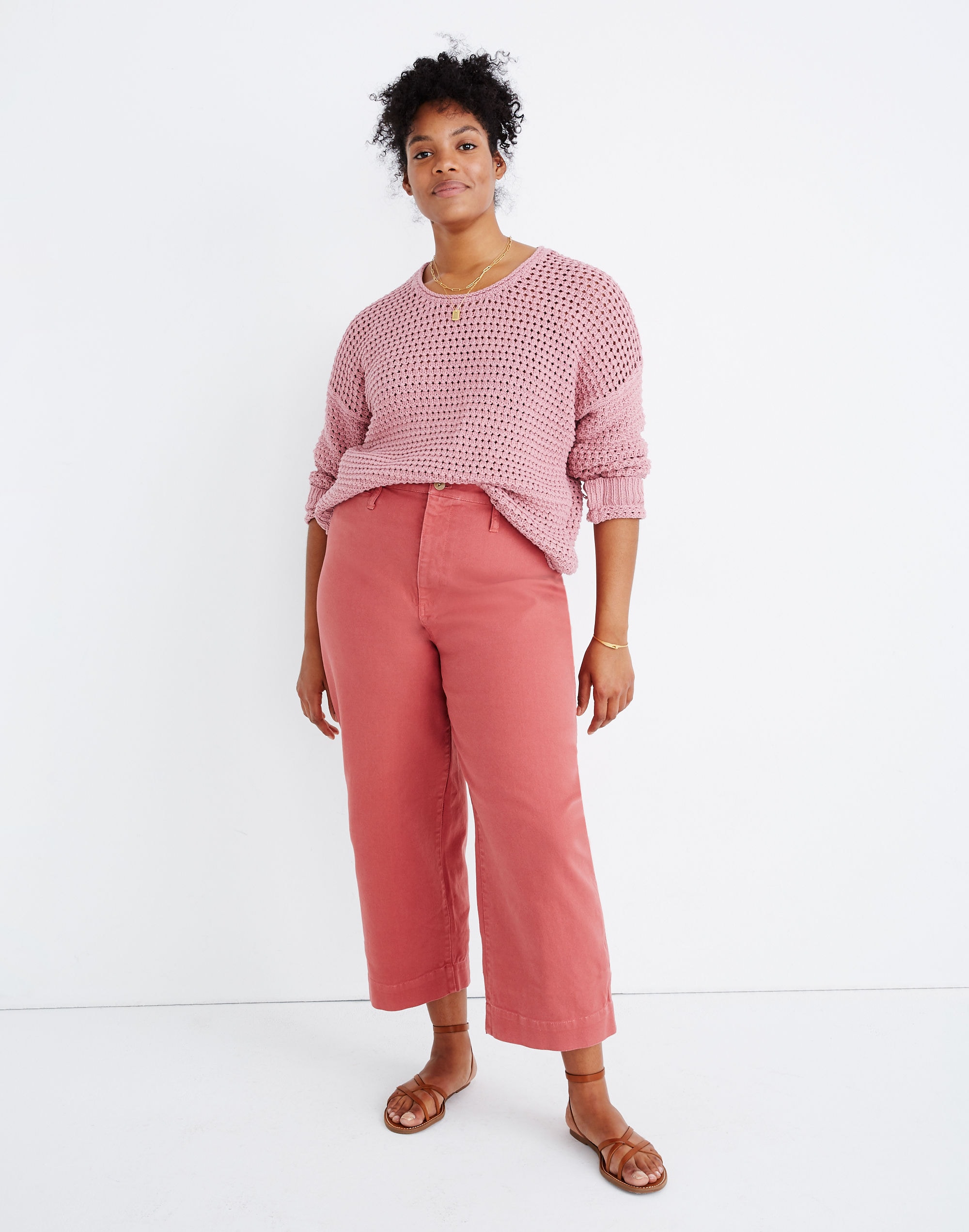Tall Curvy Slim Emmett Wide-Leg Crop Pants