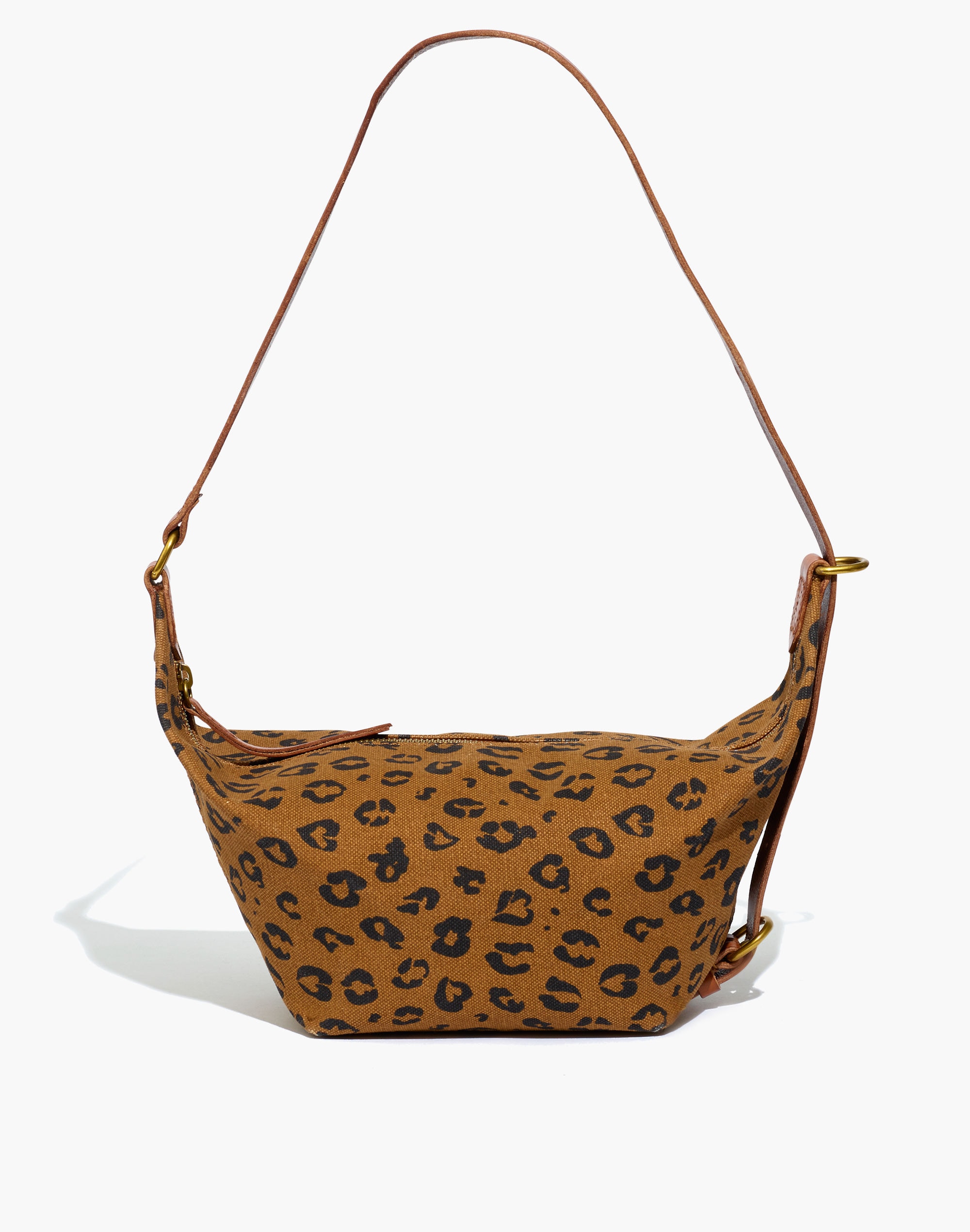 The Canvas Sling Bag in Leopard Love