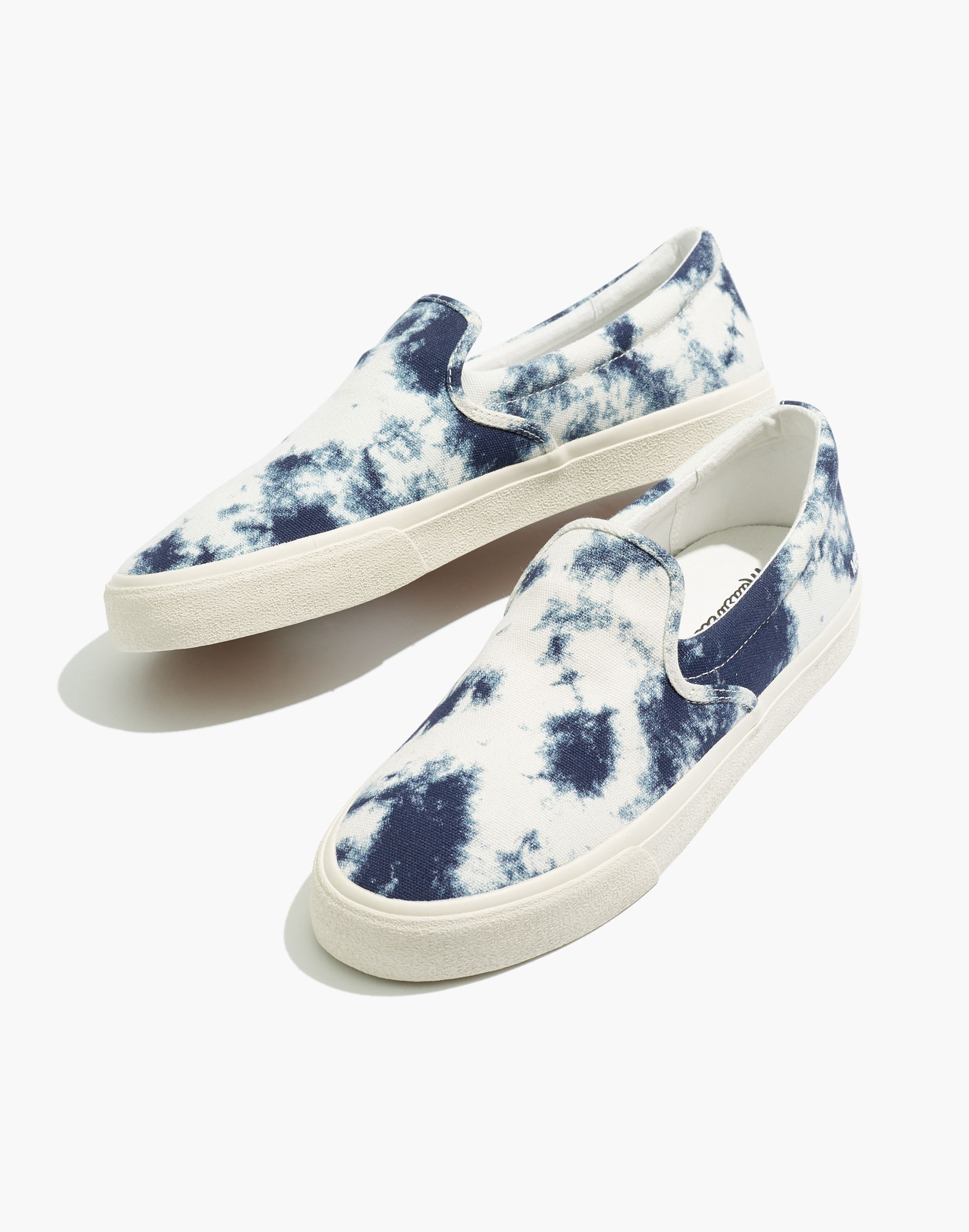 Sidewalk Slip-On Sneakers in Tie-Dye Recycled Canvas