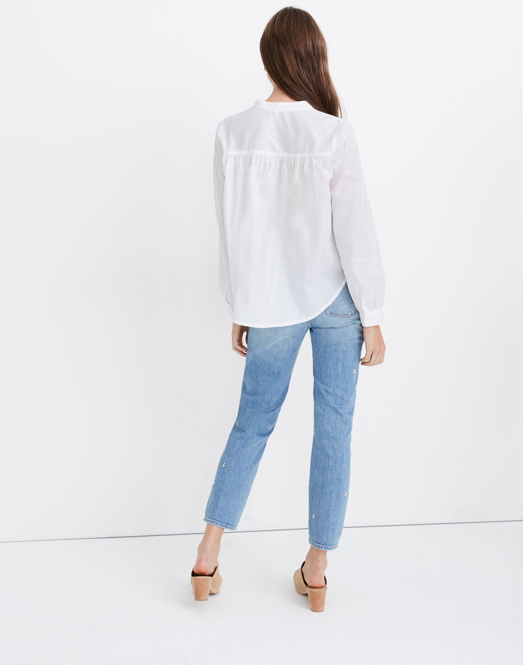Shirred Popover Top