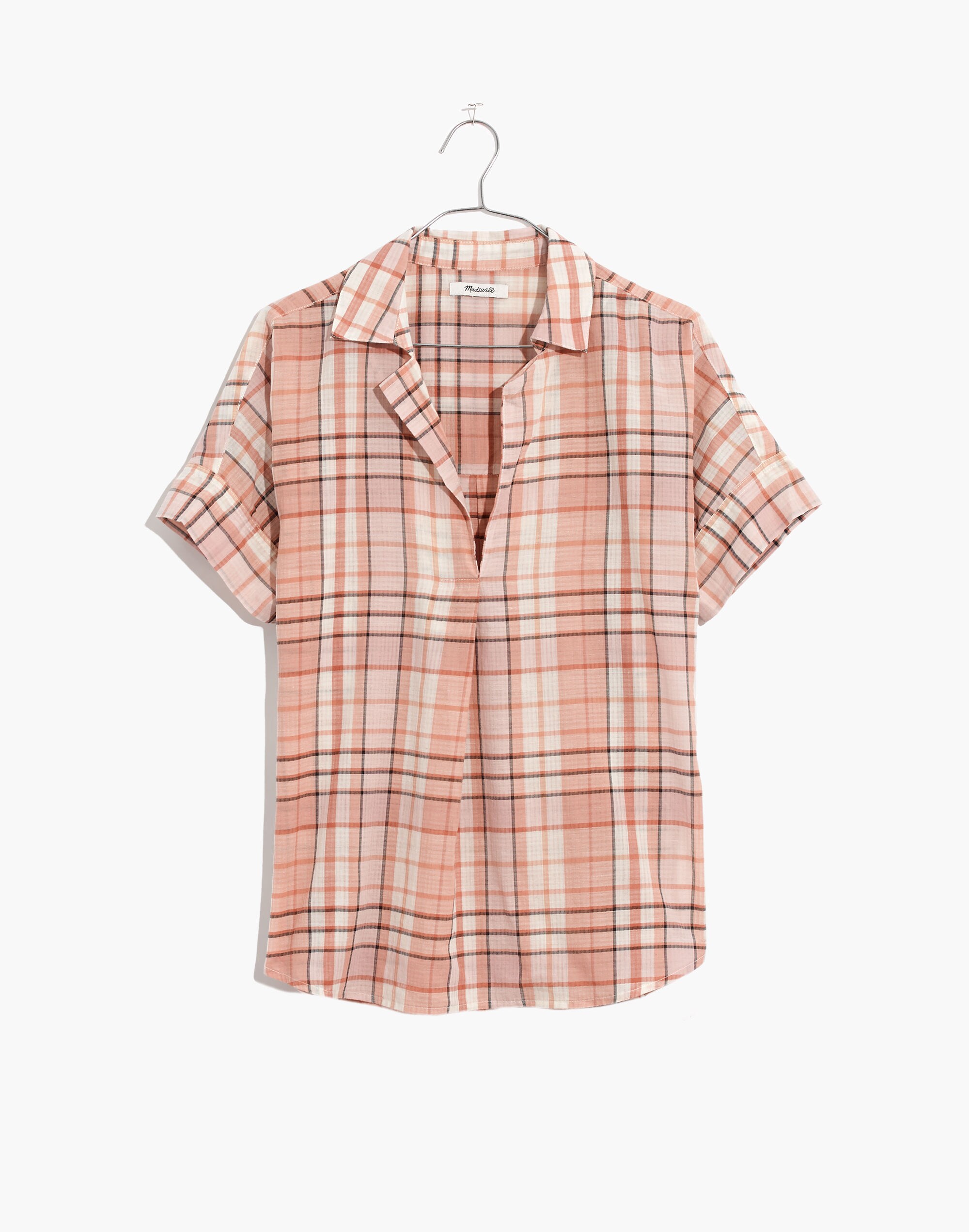 Park Popover Shirt in Plaid